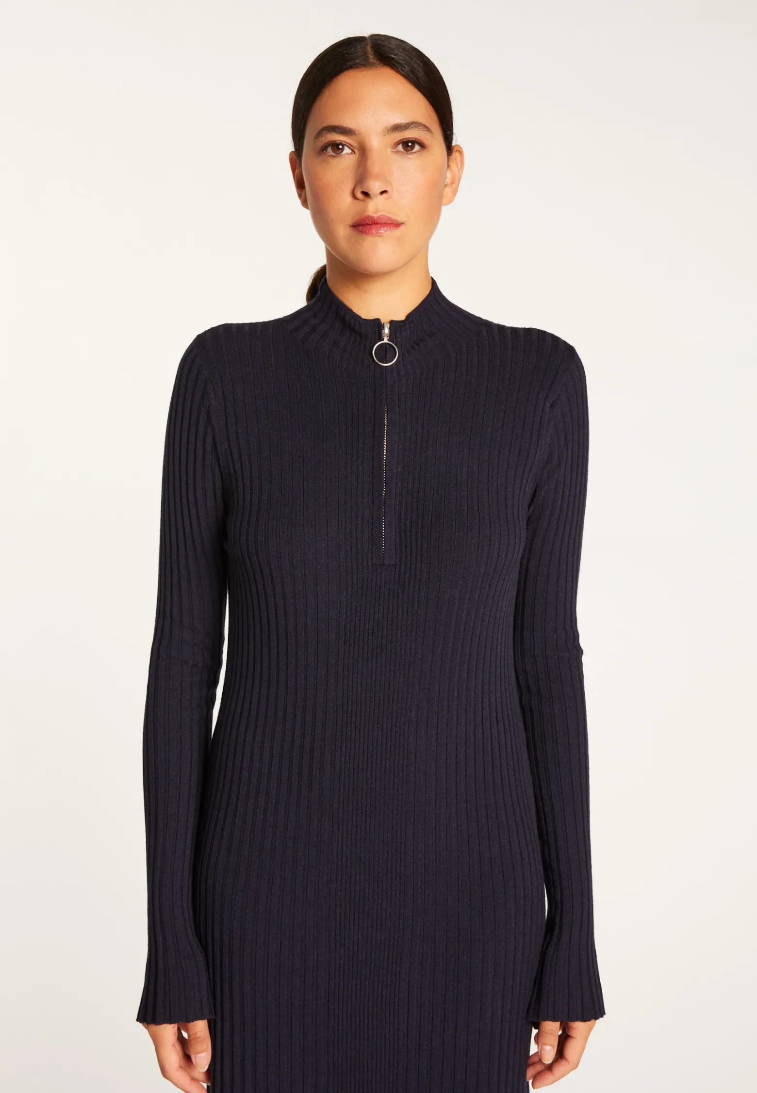 Montagut Long dress in wool blend - Renata