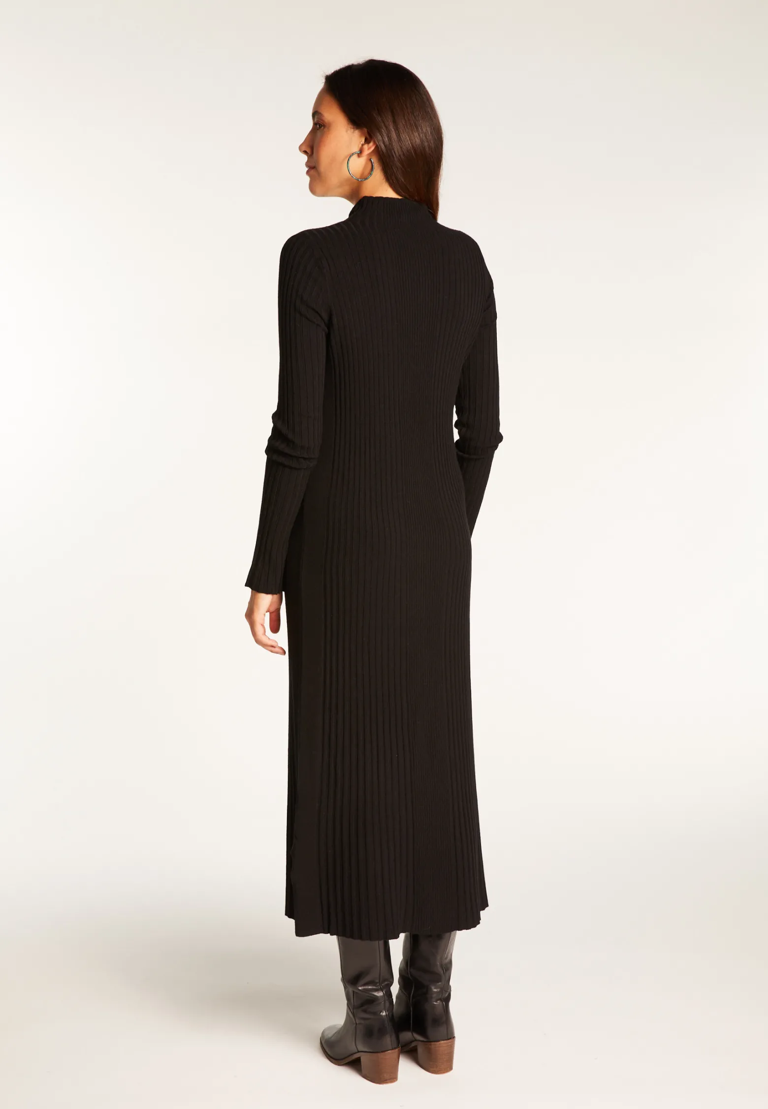 Montagut Long dress in wool blend - Renata