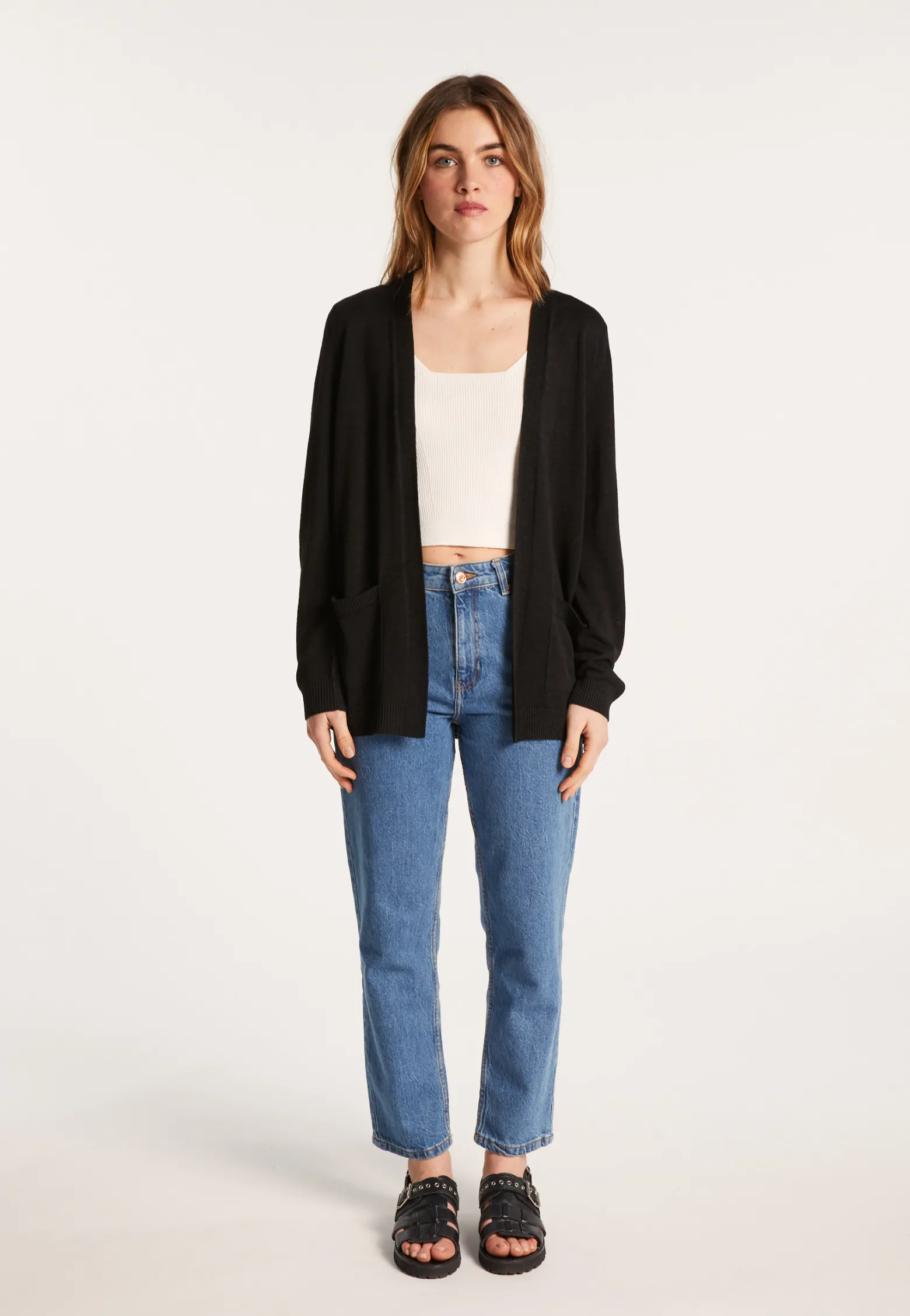 Montagut Long flamed linen cardigan - Naelle