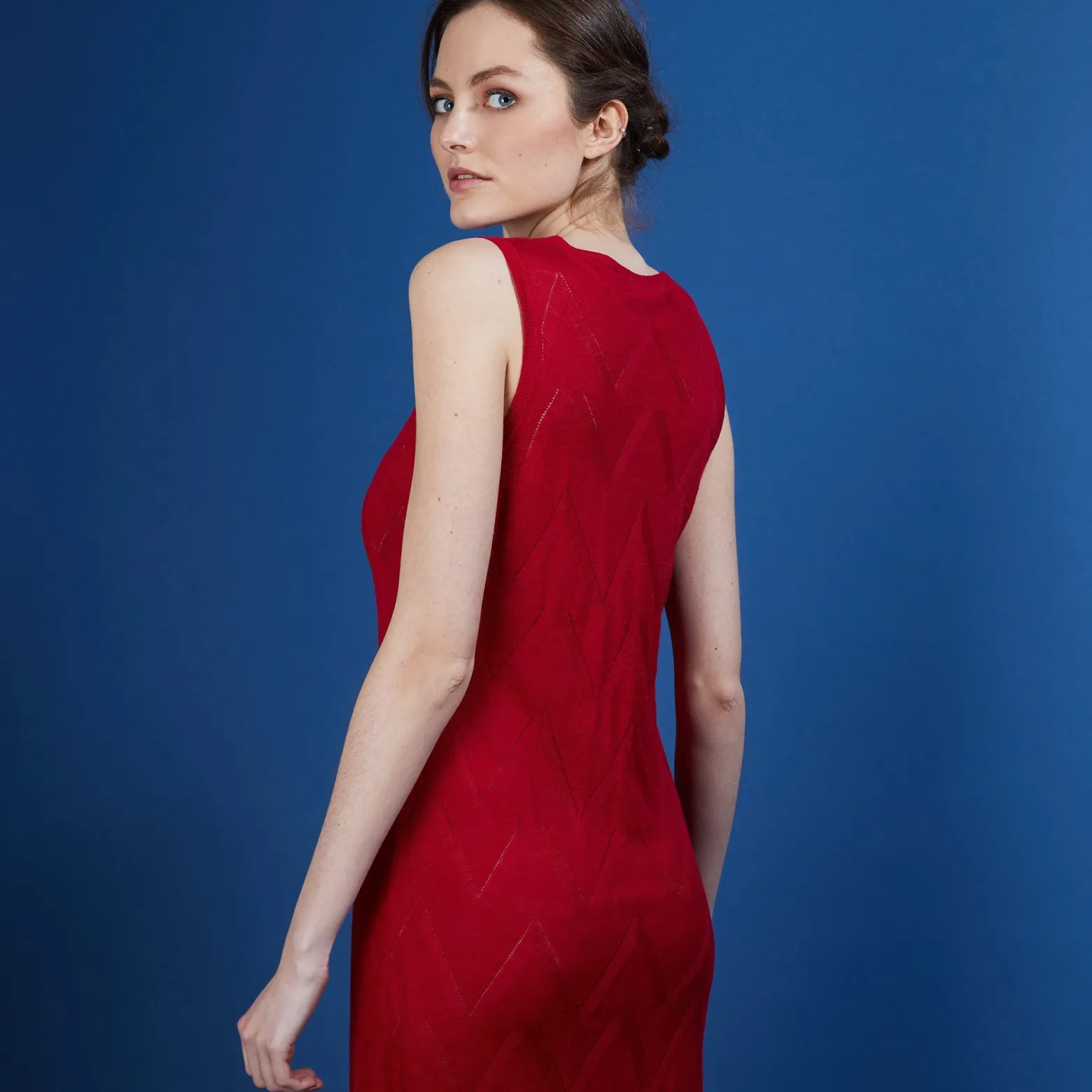 Montagut Long flamed linen dress - Come