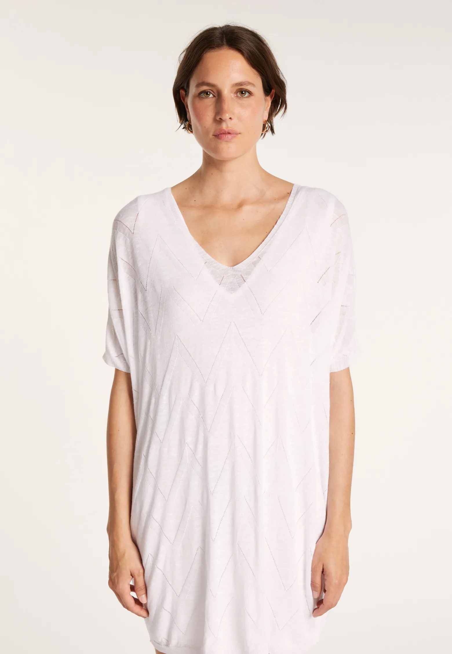 Montagut Long flamed linen tunic - Carl