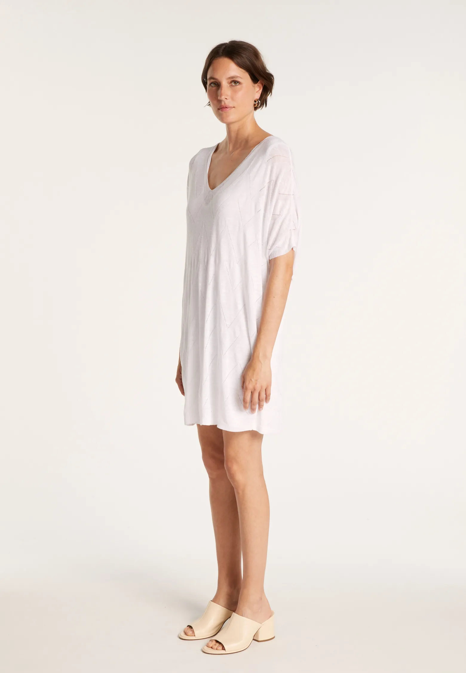 Montagut Long flamed linen tunic - Carl