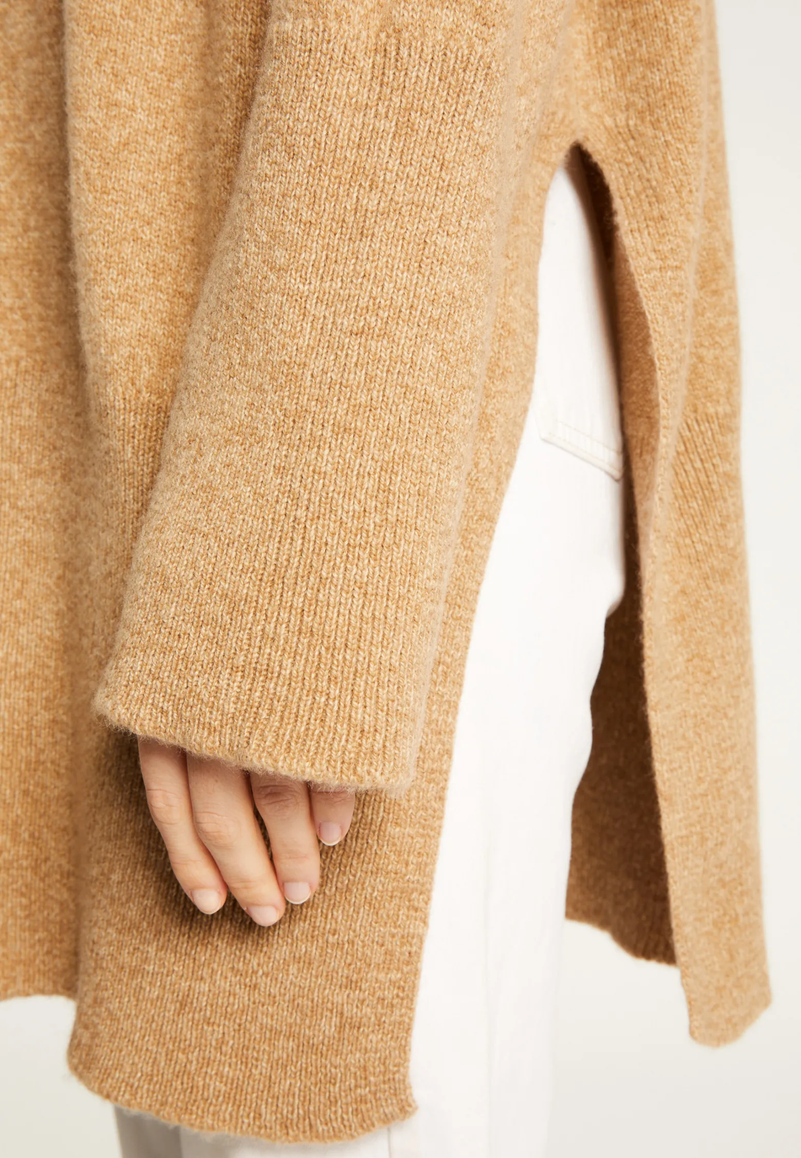 Montagut Long loose sweater in wool and cashmere - Galice