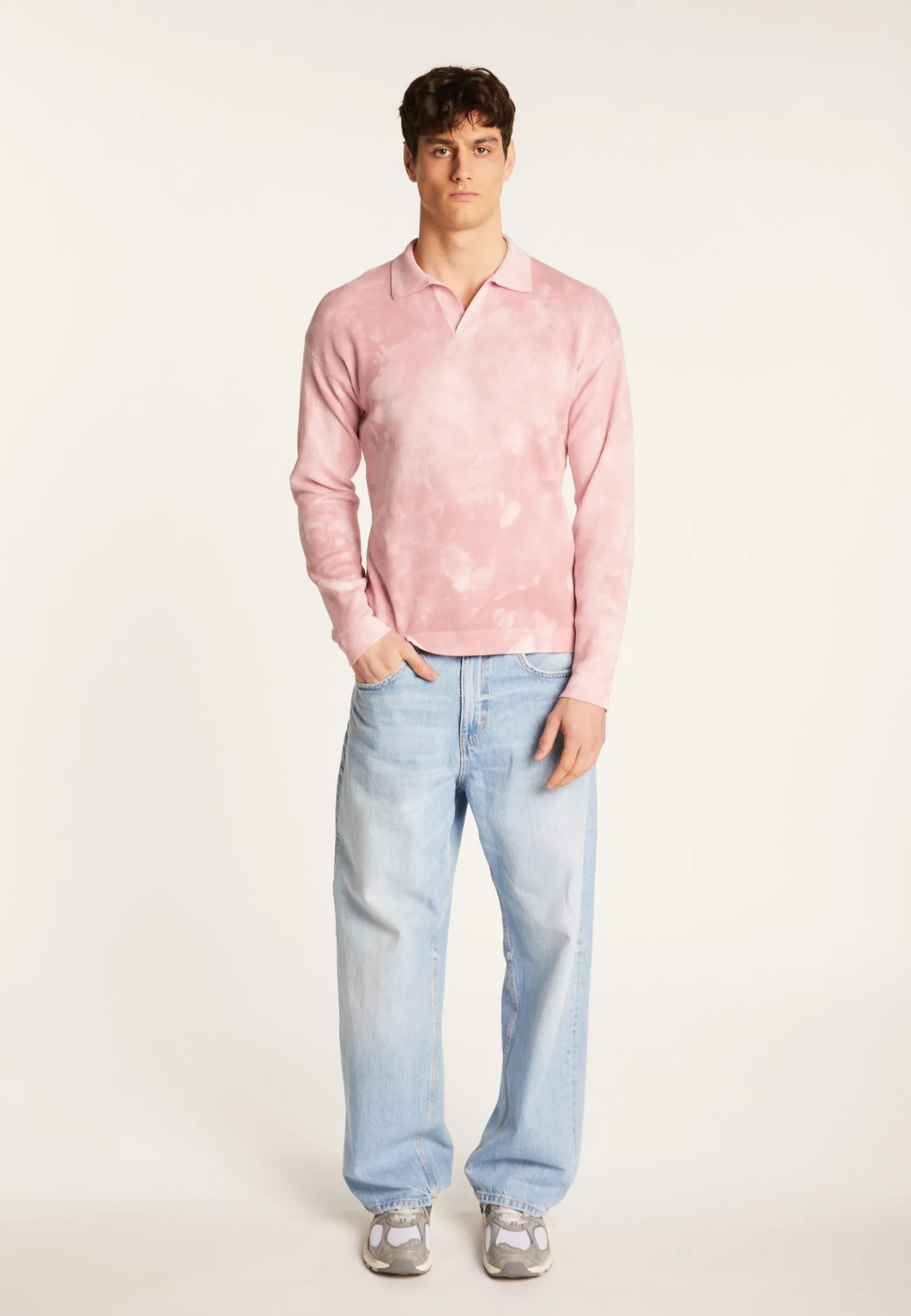 Montagut Long sleeve cotton polo shirt - Maxime