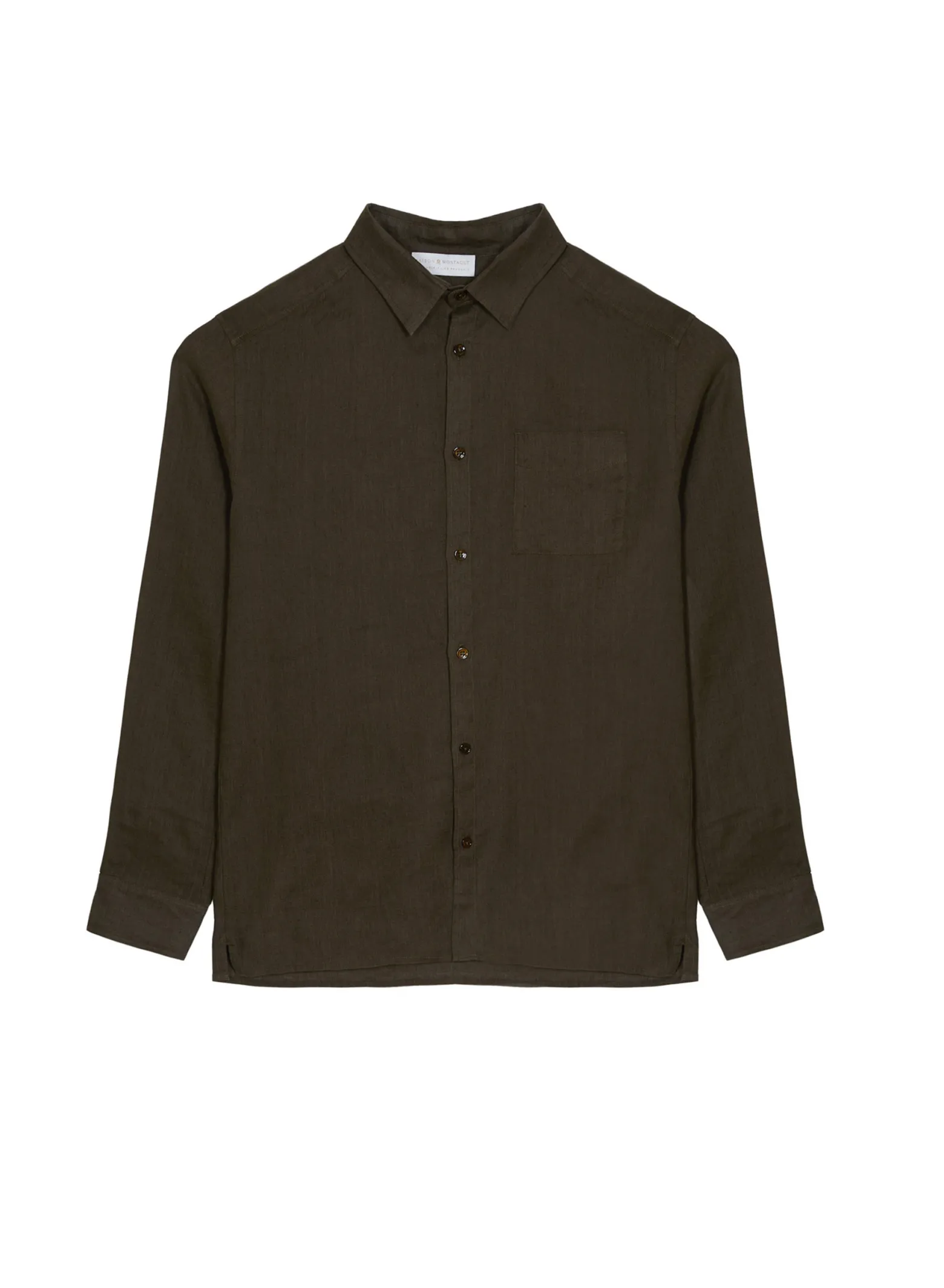 Montagut Long sleeve linen shirt - Robin
