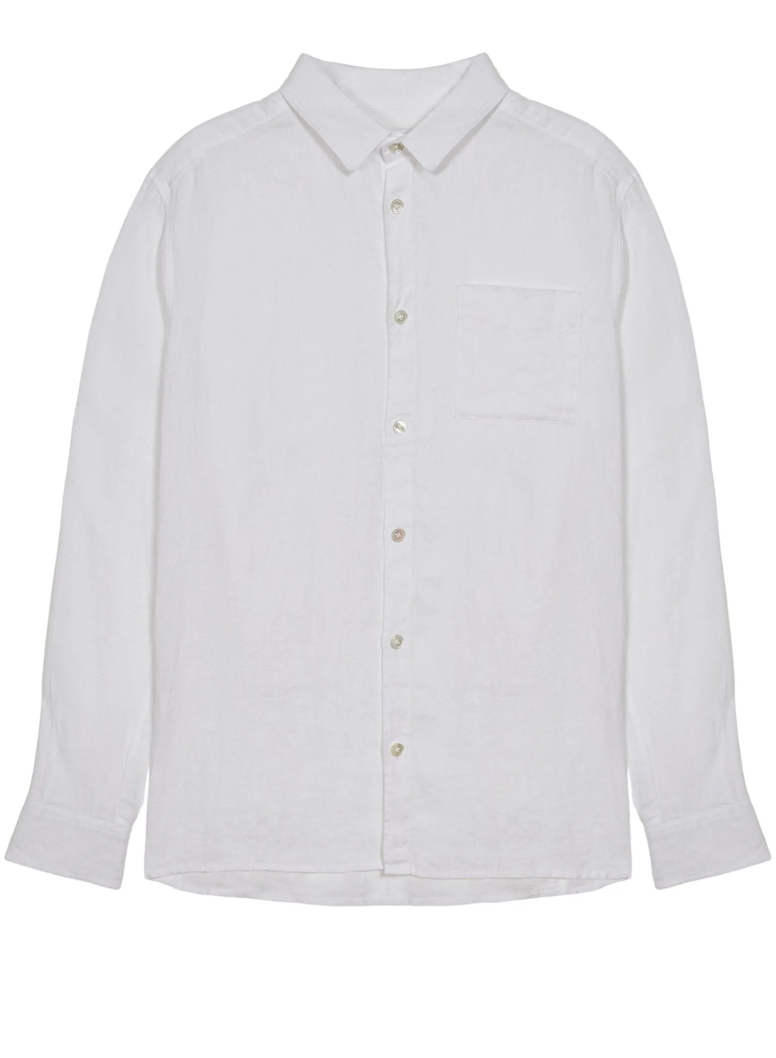 Montagut Long sleeve linen shirt - Robin