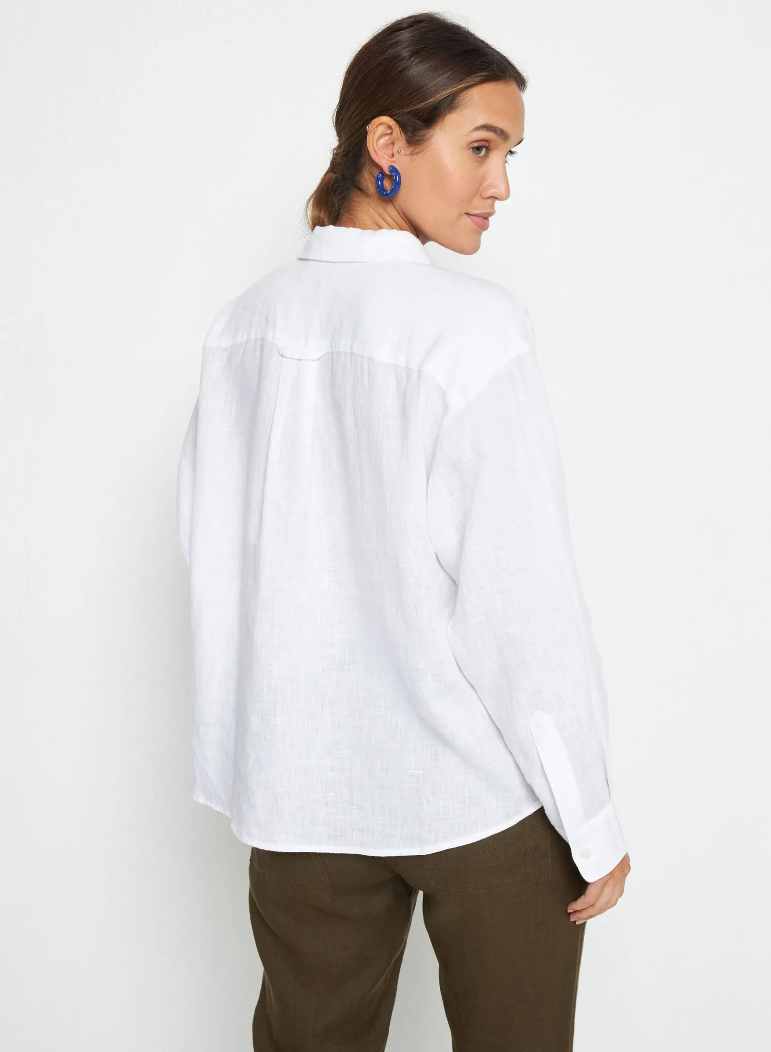 Montagut Long sleeve linen shirt - Tonya