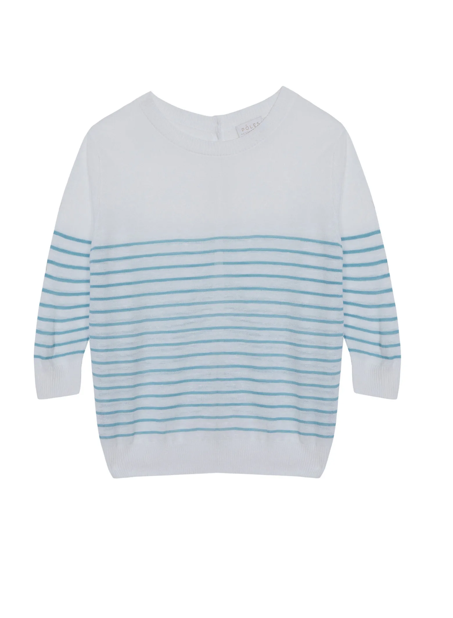 Montagut Long sleeve striped linen T-shirt - Tacha