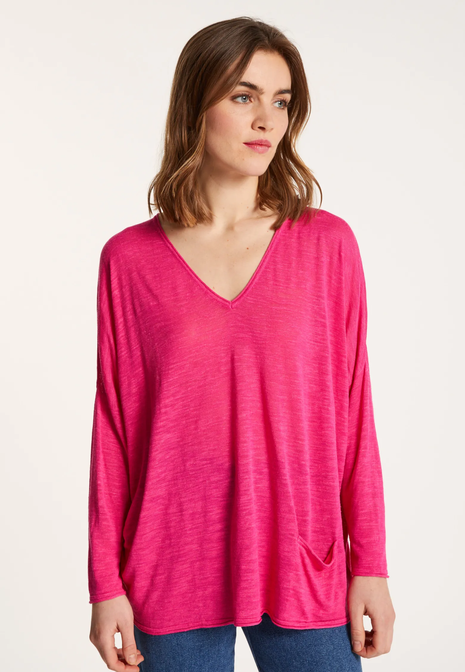 Montagut Long Sleeve V-neck T-shirt - Balou