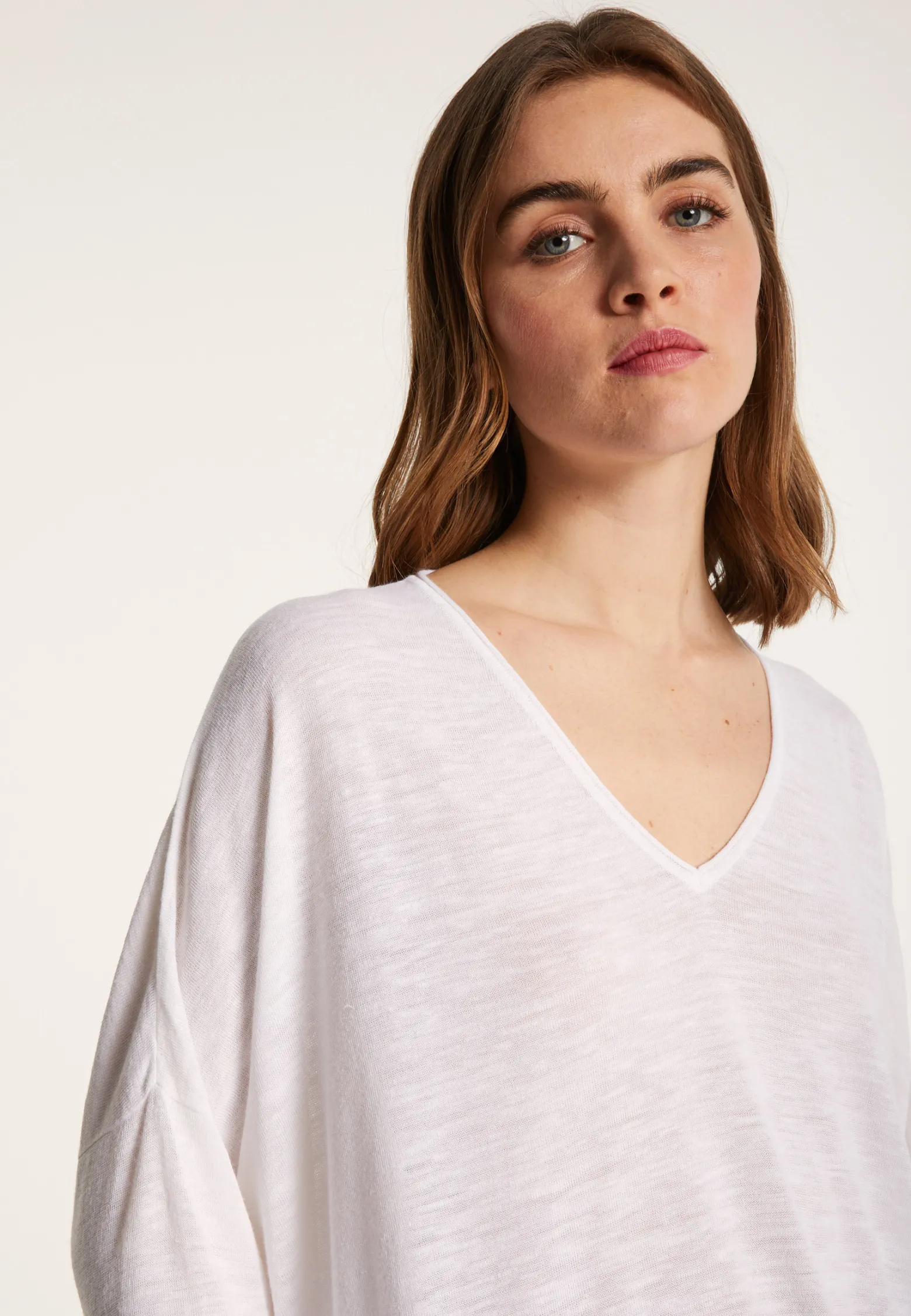 Montagut Long Sleeve V-neck T-shirt - Balou