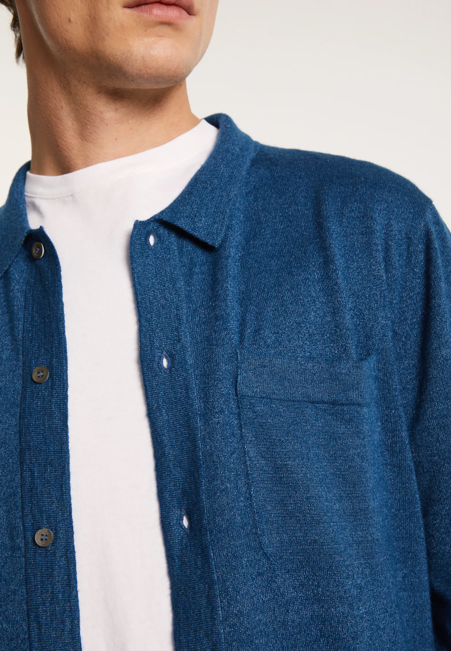 Montagut Long-sleeved cashmere linen shirt - Bazar