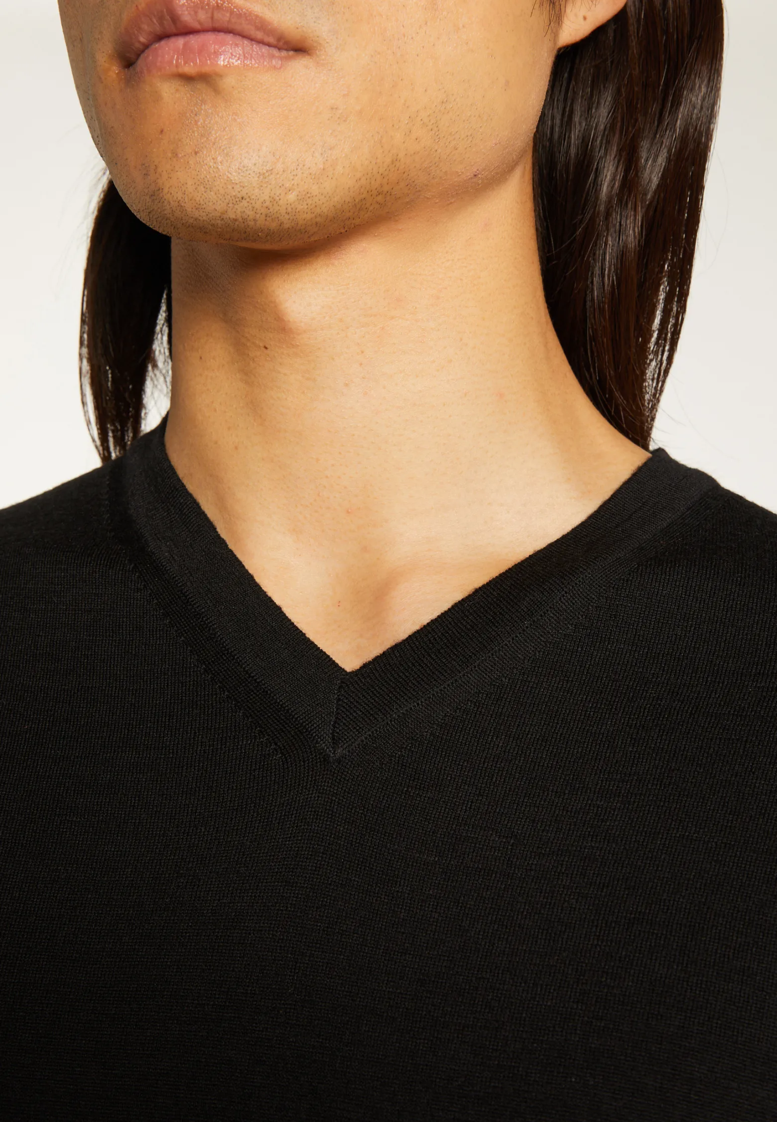 Montagut Long-sleeved merino wool sweater - Elmo