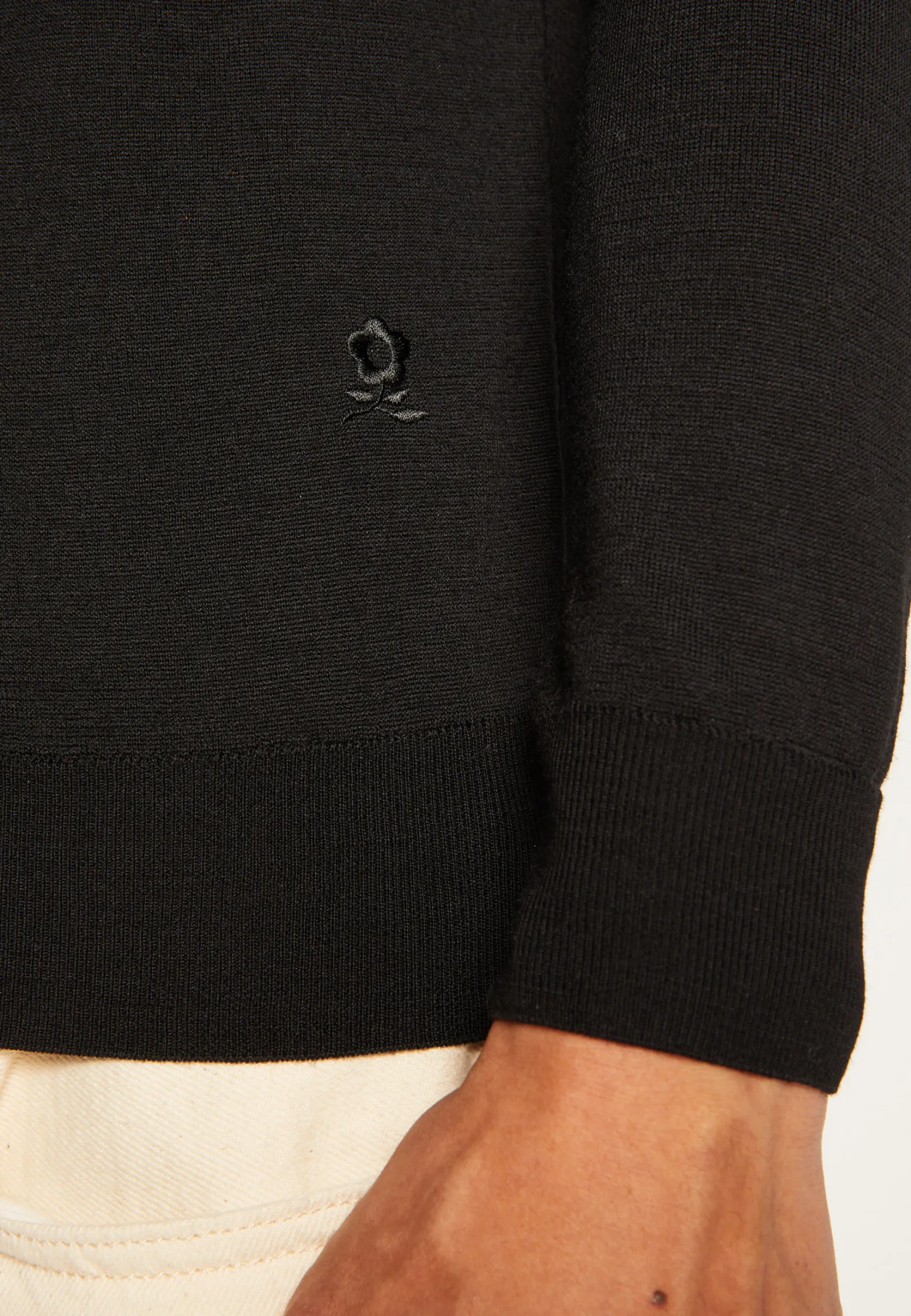 Montagut Long-sleeved merino wool sweater - Elmo