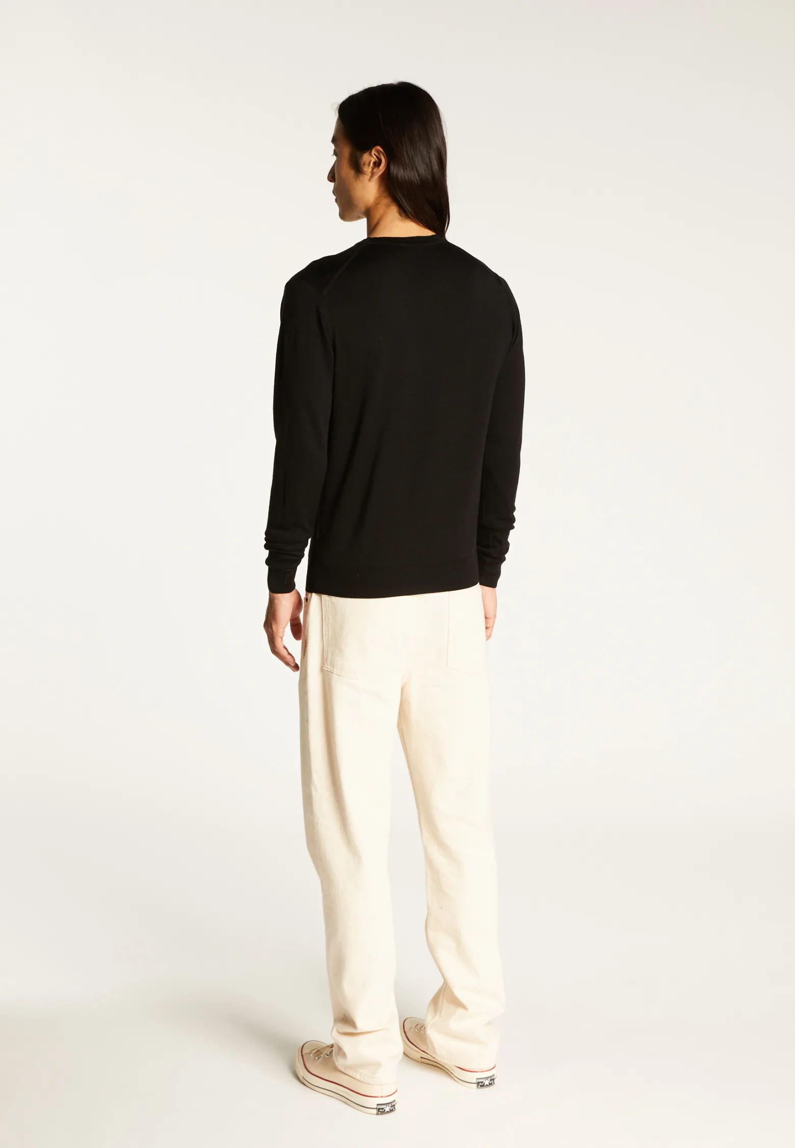 Montagut Long-sleeved merino wool sweater - Elmo