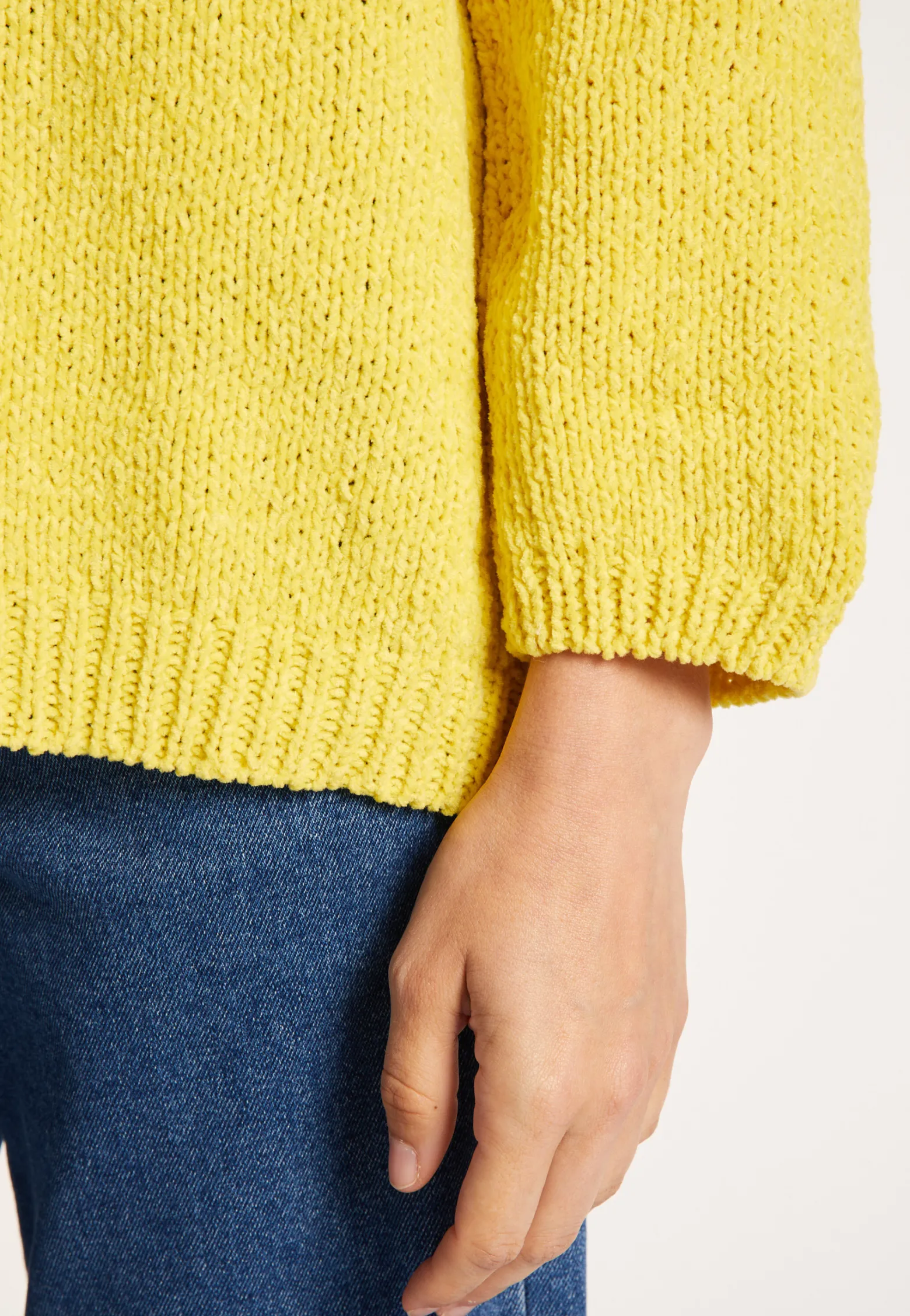 Montagut Loose cardigan in cotton velvet - MOUNIA