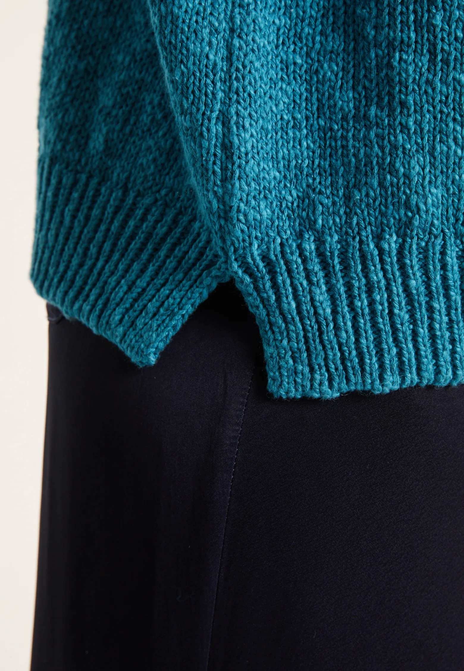 Montagut Loose cotton and linen jumper - Nathalie