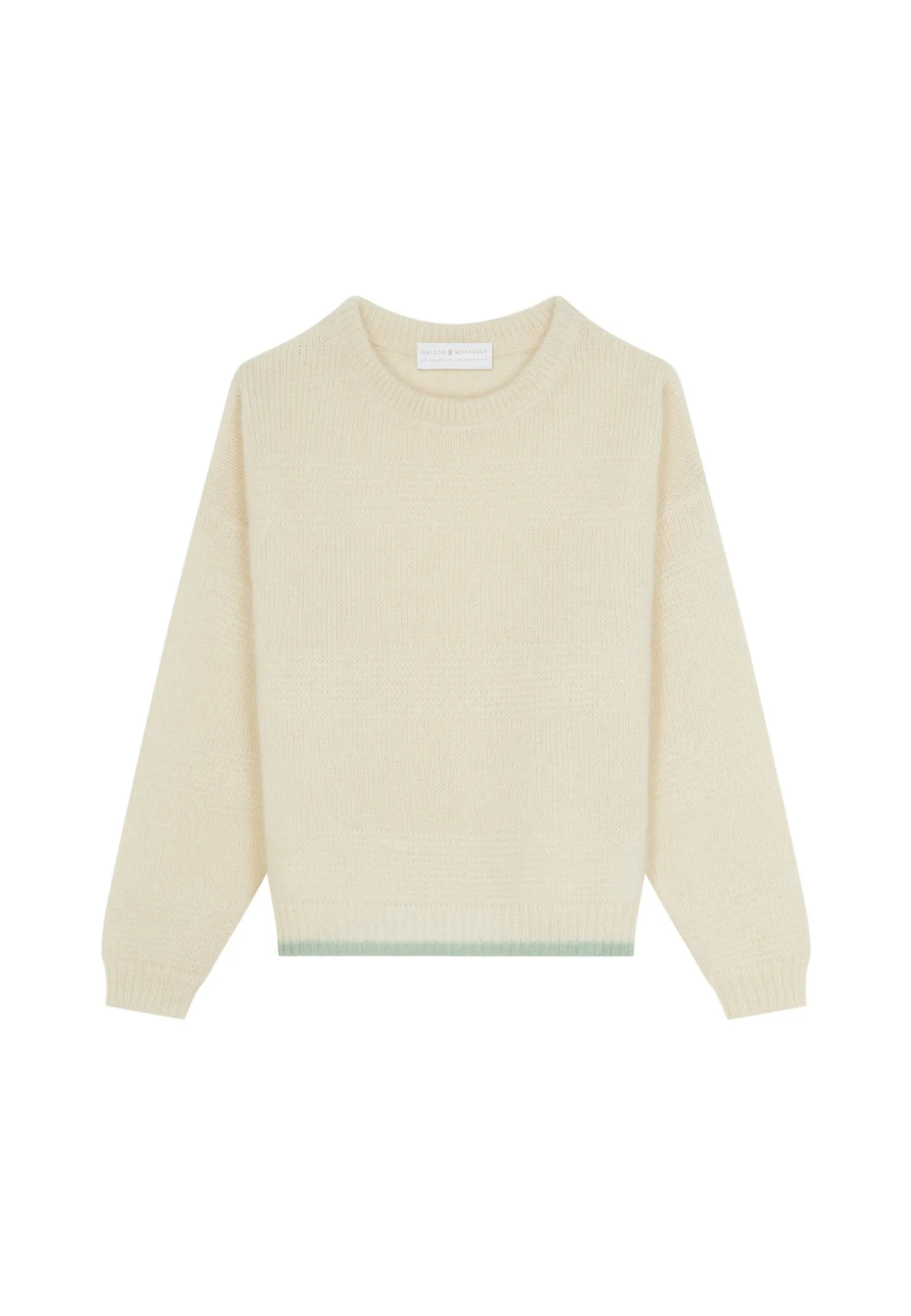 Montagut Loose two-tone mohair sweater - Gaby