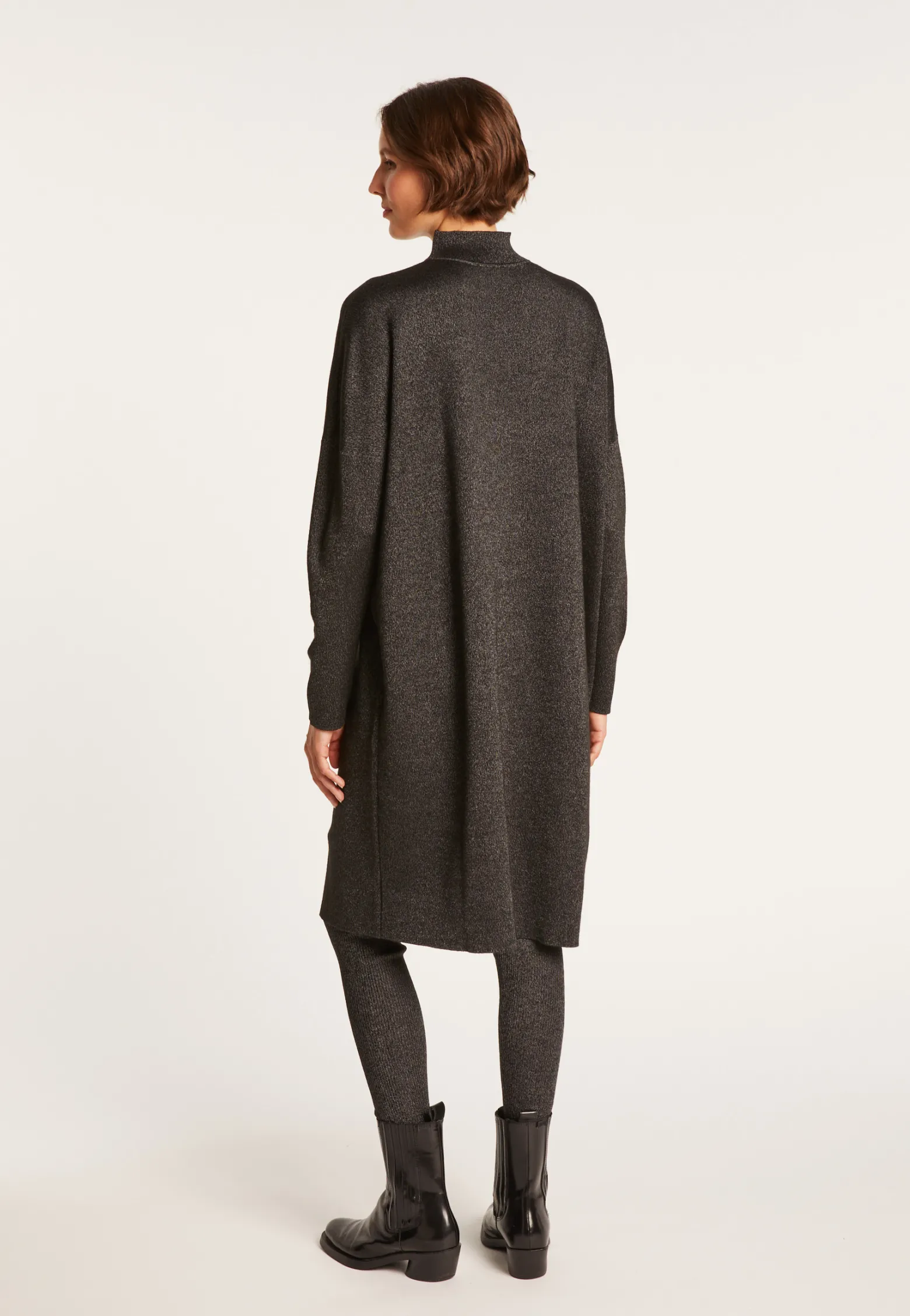Montagut Loose-fit dress with high-neck — Grazia