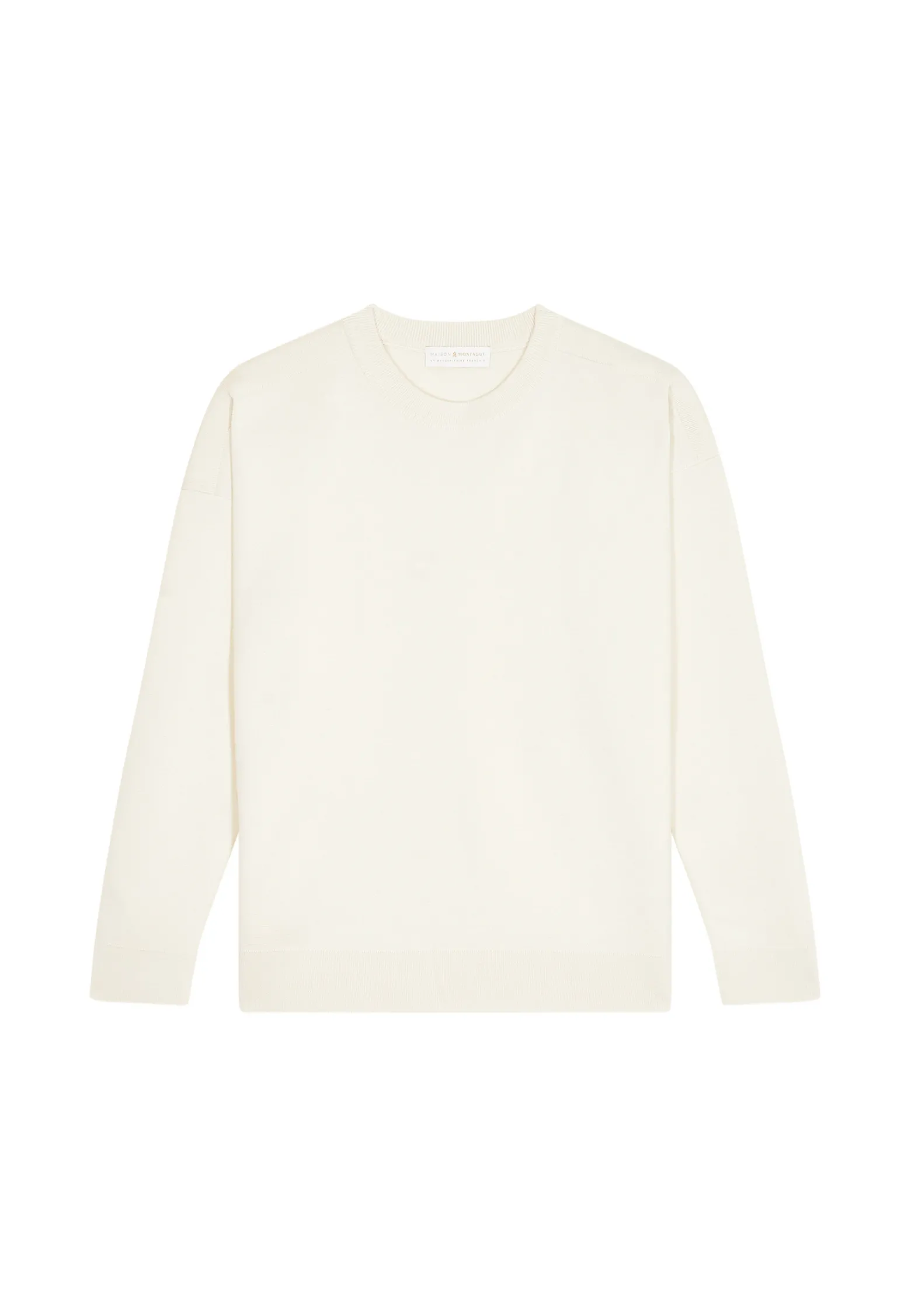 Montagut Loose-fit round-neck sweater in merino wool - Felix