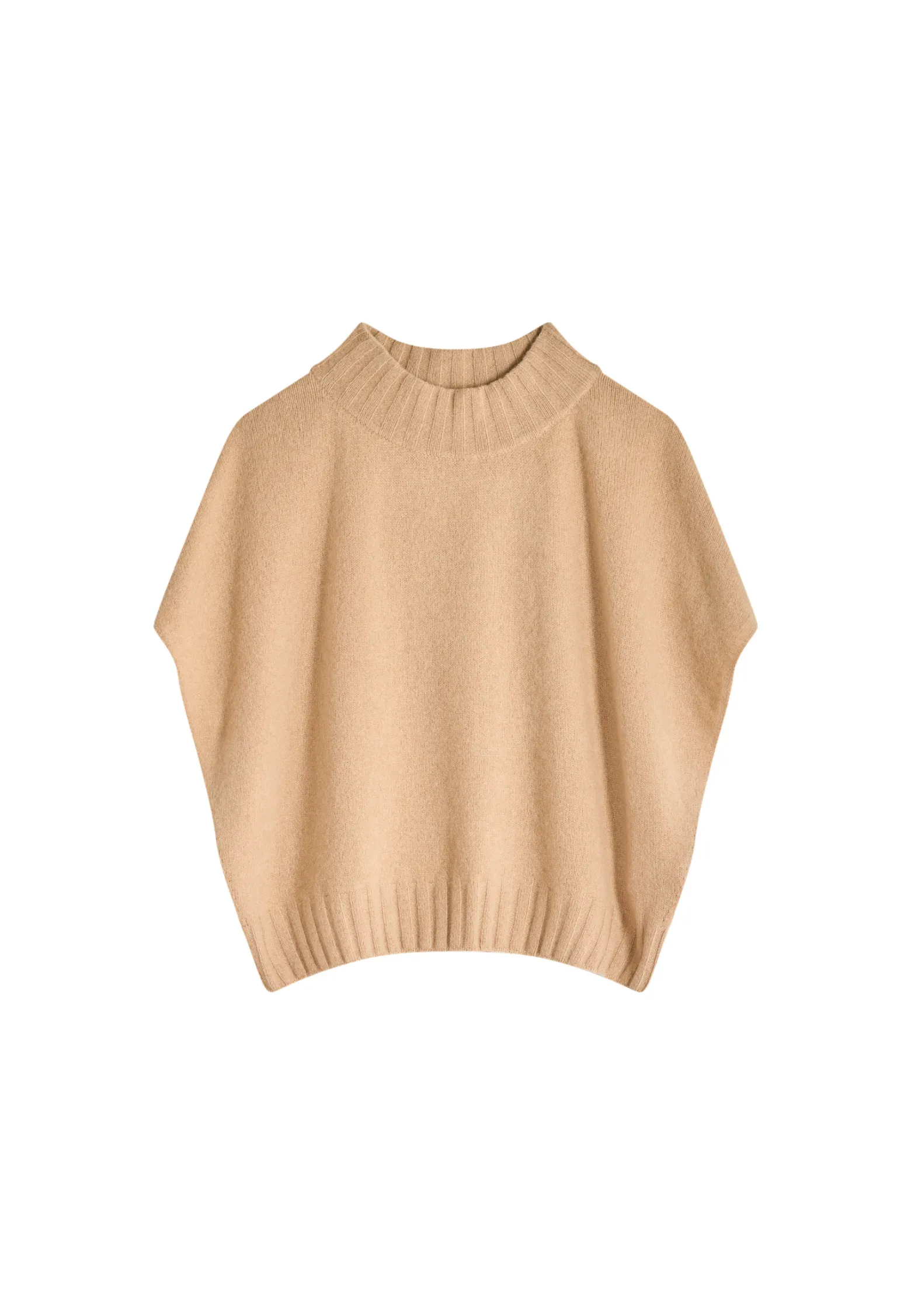 Montagut Loose-fit short-sleeved cashmere sweater - Virginia