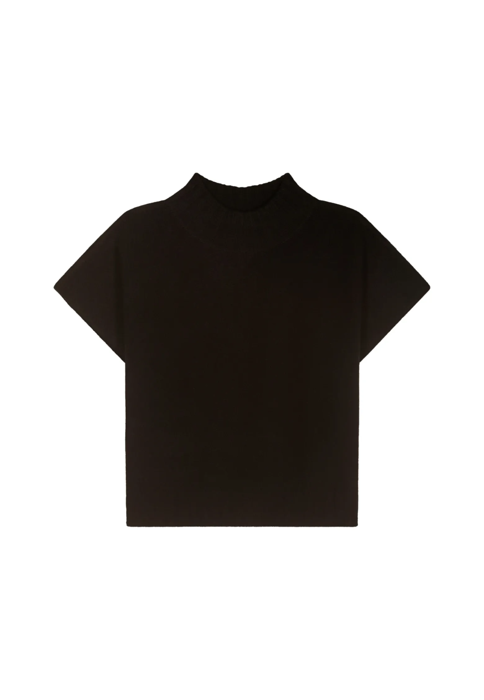 Montagut Loose-fit short-sleeved cashmere sweater - Virginia