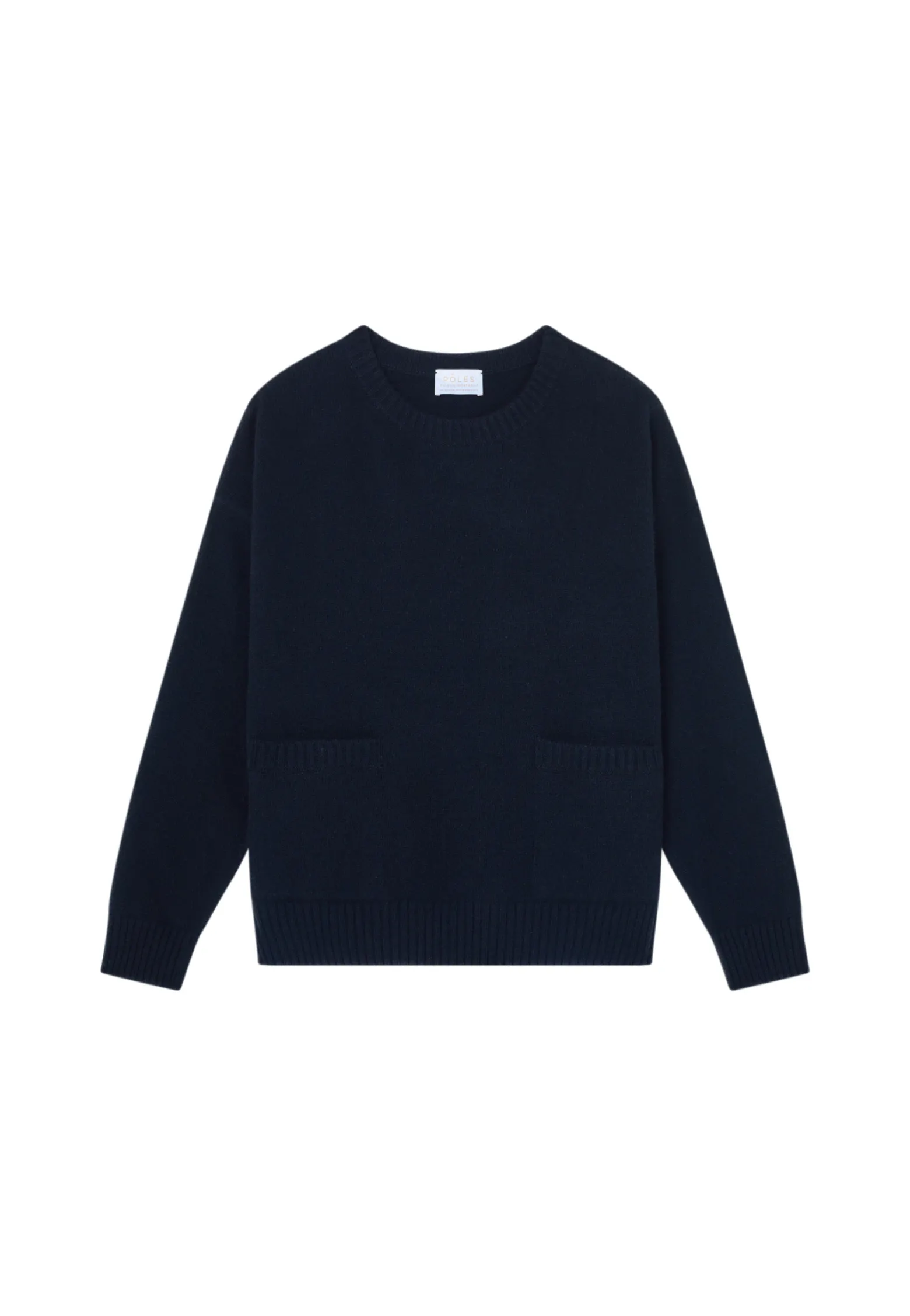 Montagut Loose-fitting cashmere and wool sweater with pockets - Davina