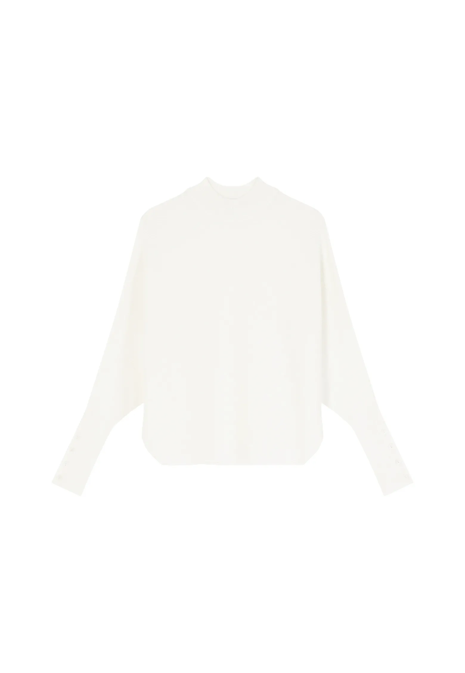 Montagut Loose-fitting high-neck wool blend sweater - Caly