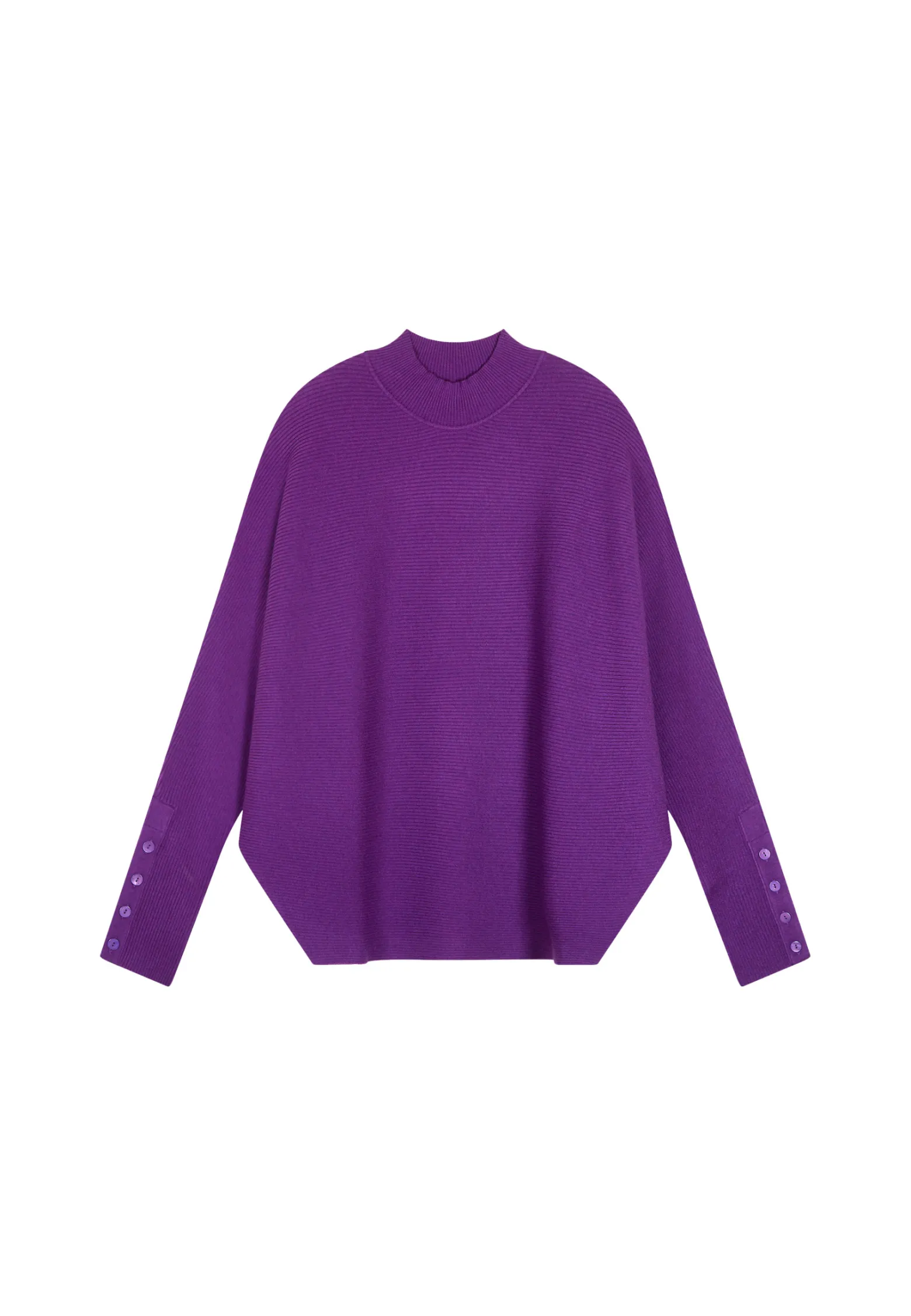 Montagut Loose-fitting high-neck wool blend sweater - Caly