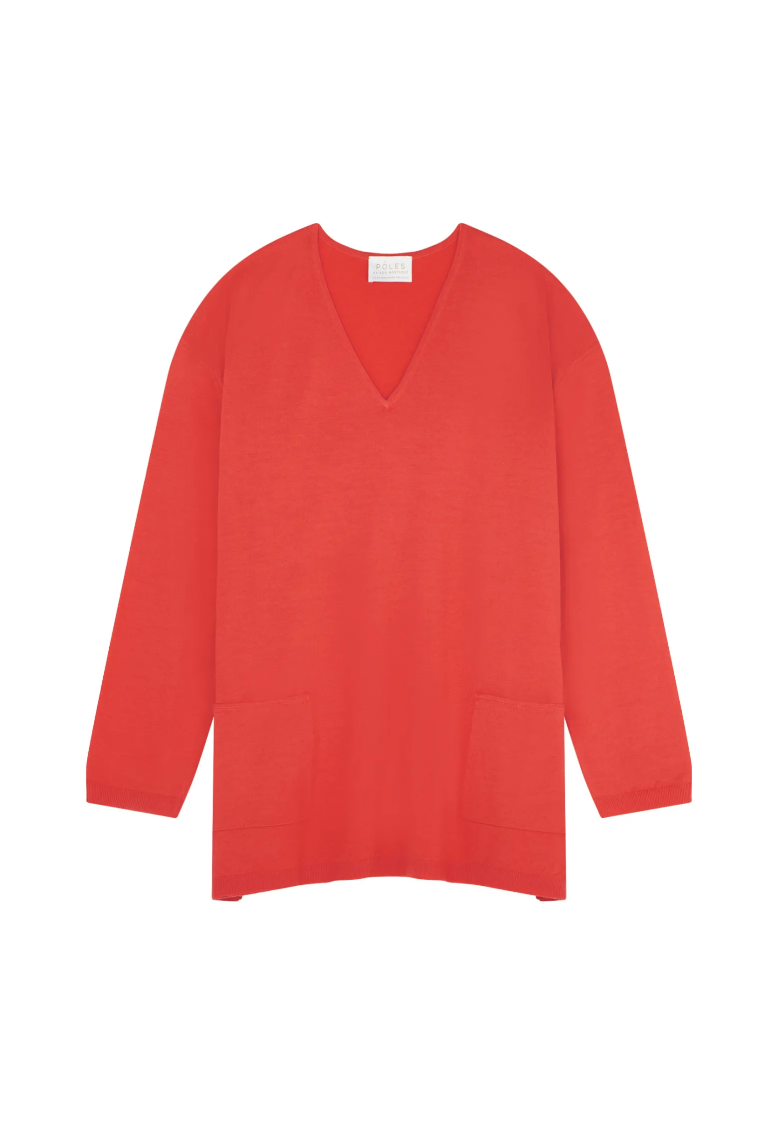 Montagut Loose-fitting merino wool sweater with pockets - Albertine