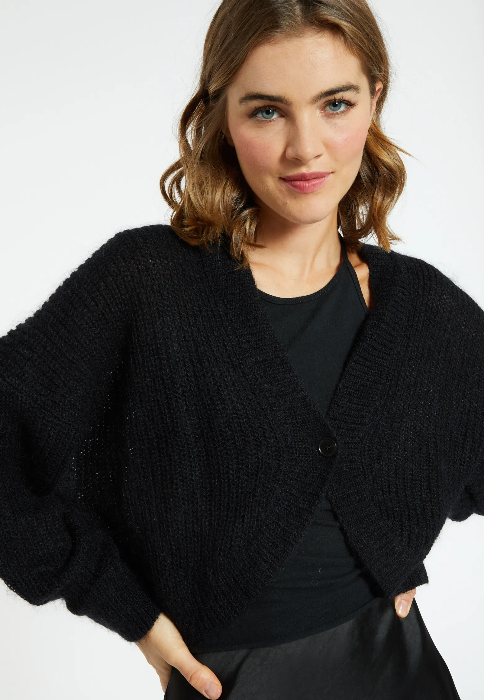 Montagut Loose-fitting mohair cardigan - Ciara