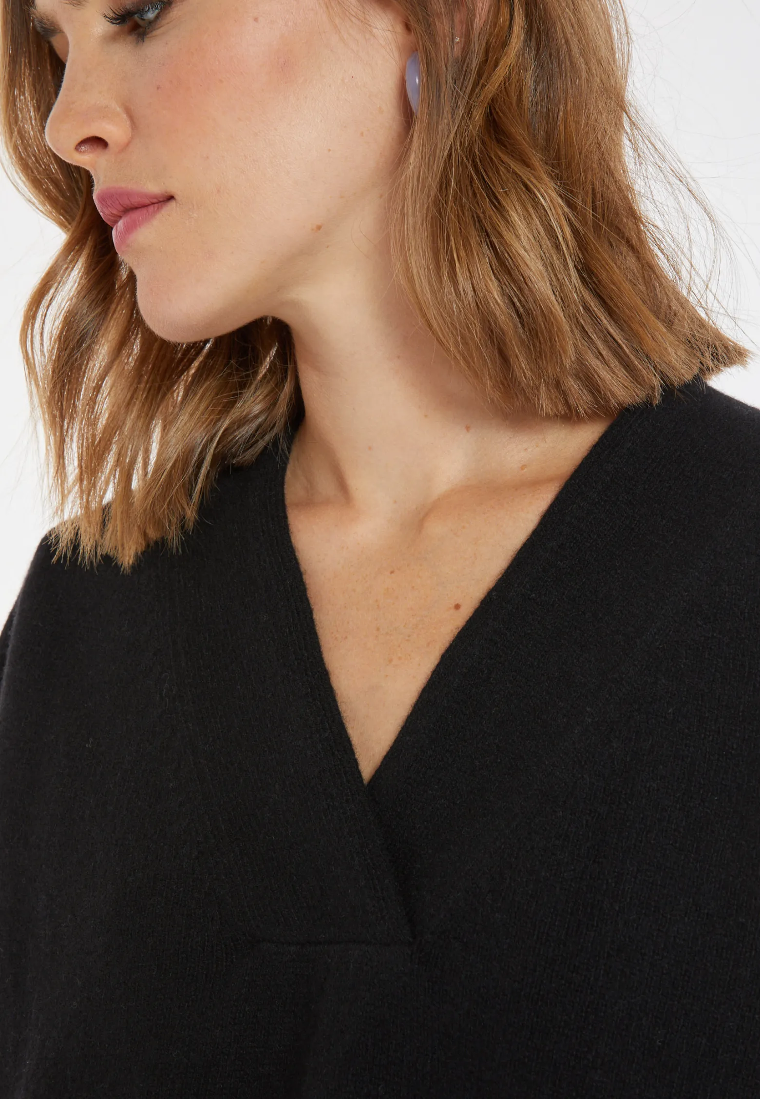 Montagut Loose-fitting V-neck cashmere and wool sweater - Chloé