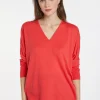 Montagut Merino wool bat-sleeve sweater - Boxe