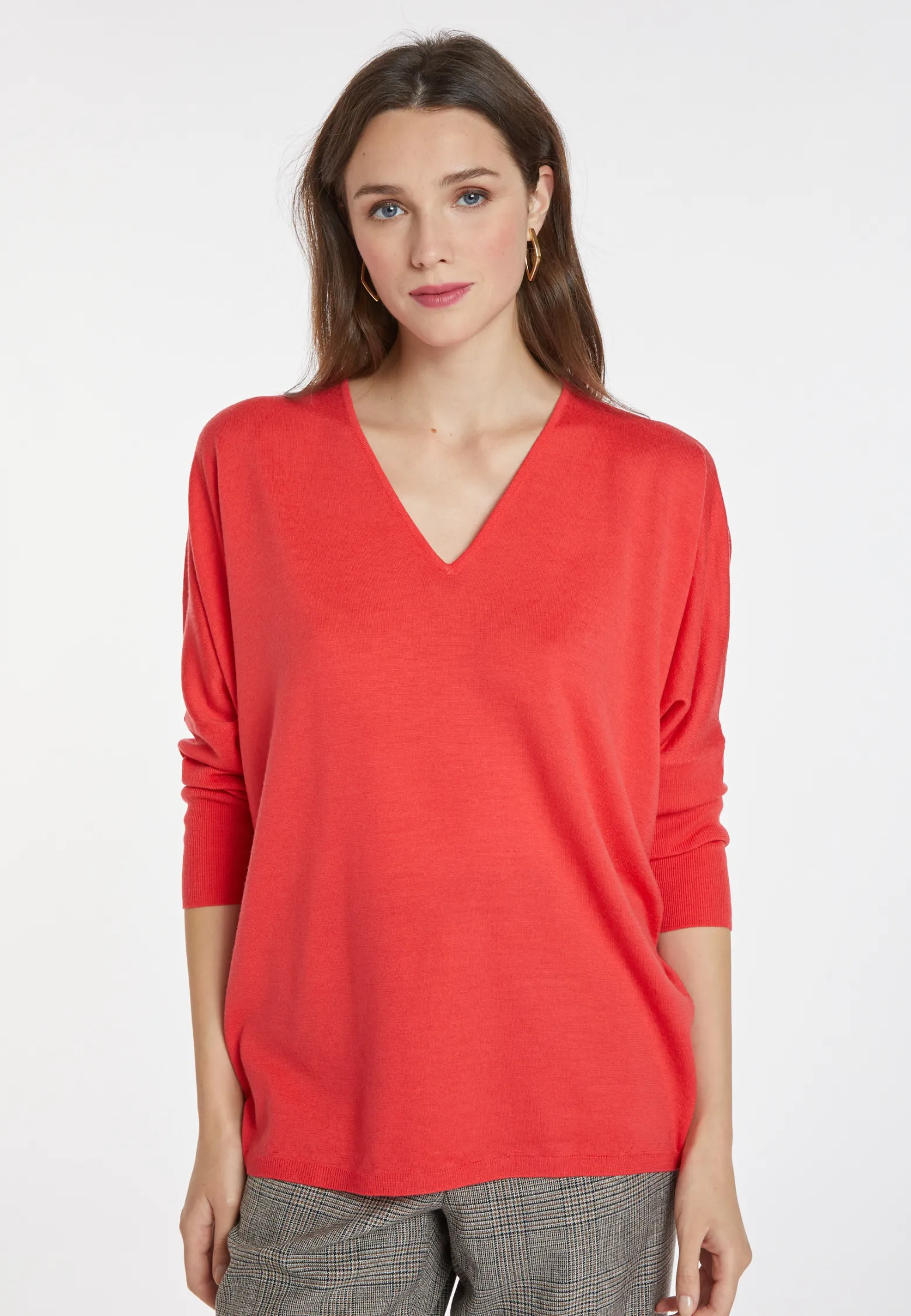 Montagut Merino wool bat-sleeve sweater - Boxe