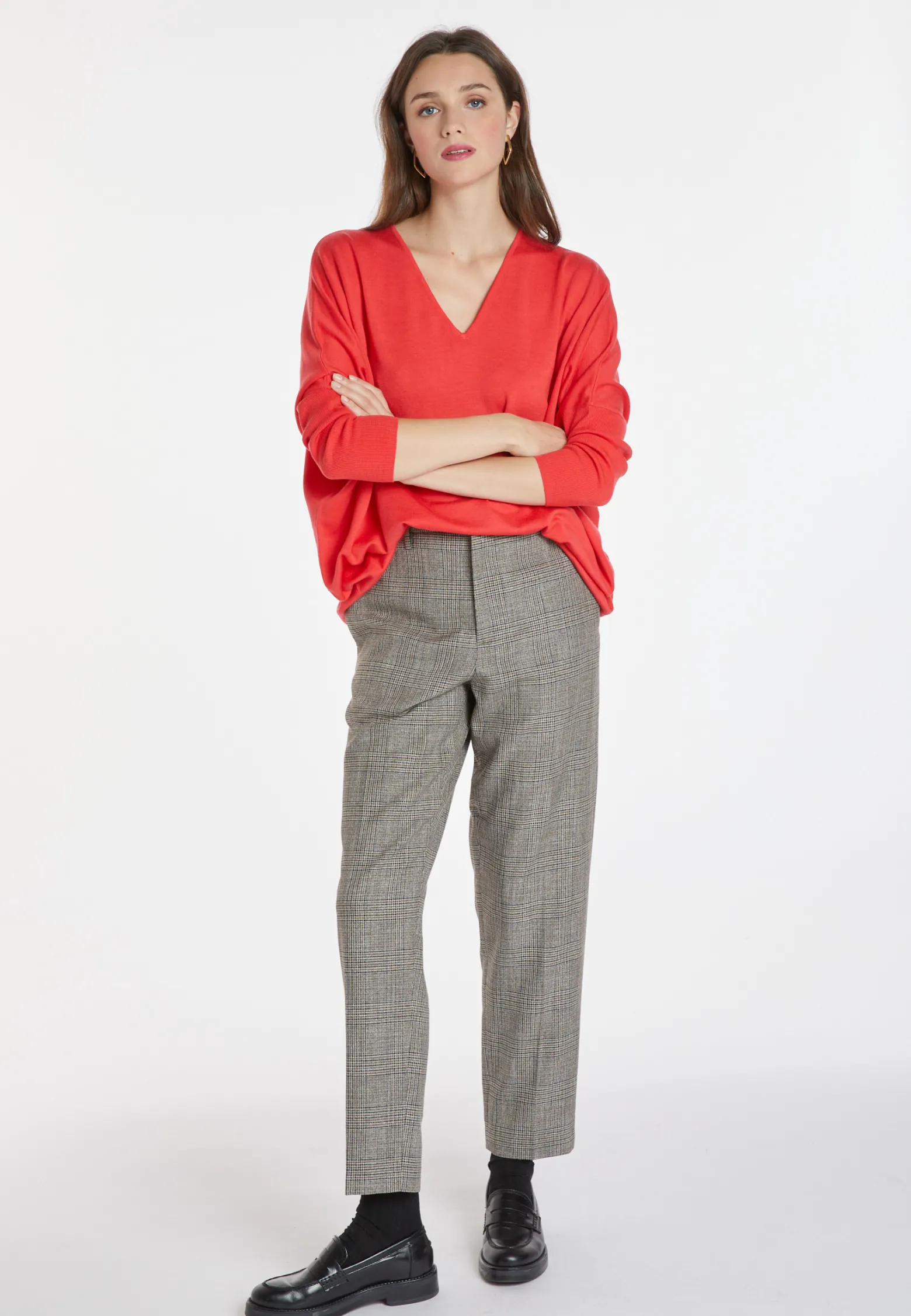 Montagut Merino wool bat-sleeve sweater - Boxe