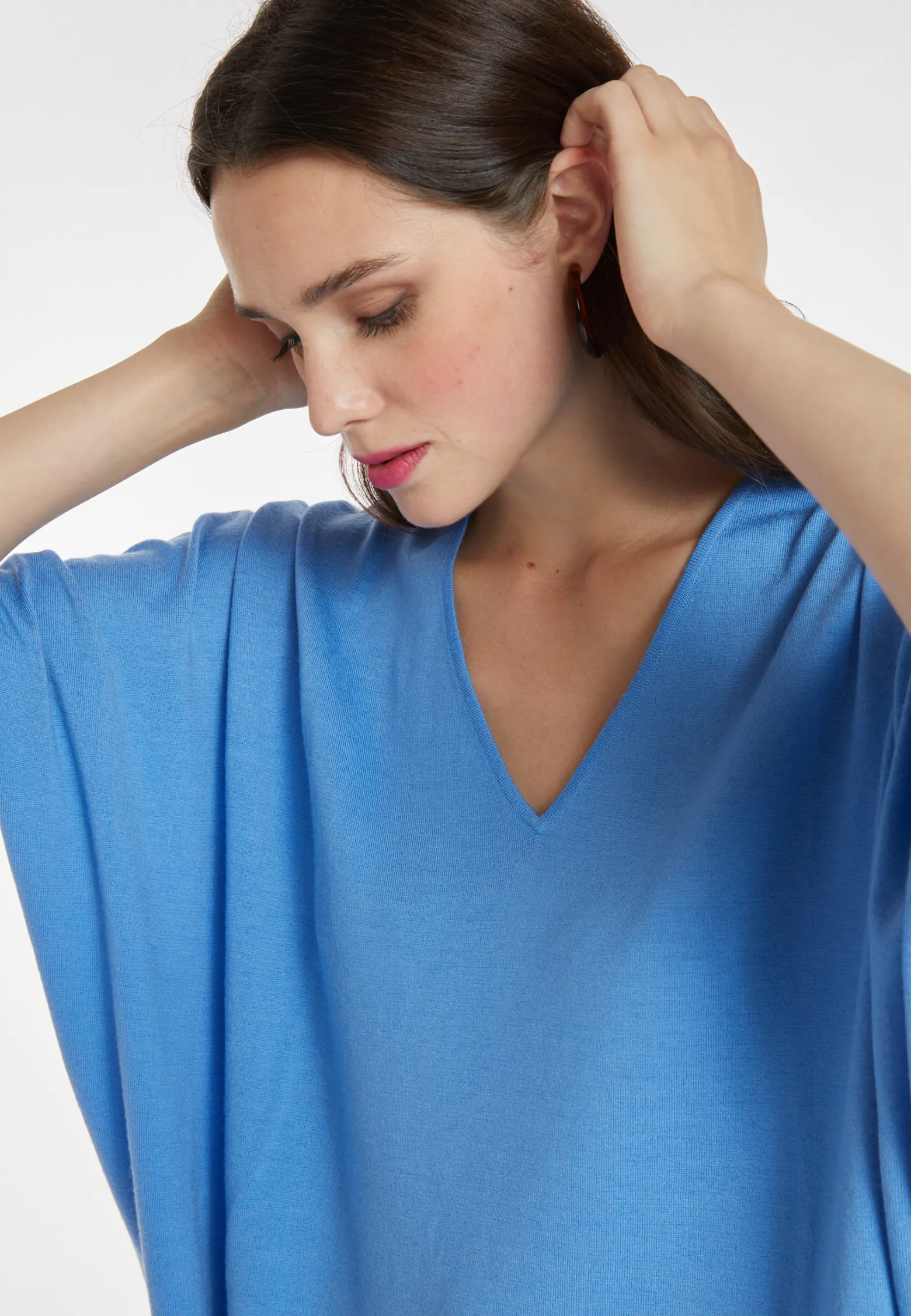 Montagut Merino wool bat-sleeve sweater - Boxe