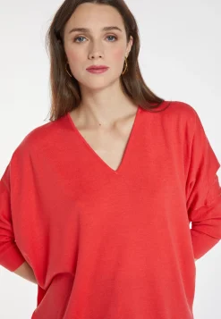 Montagut Merino wool bat-sleeve sweater - Boxe