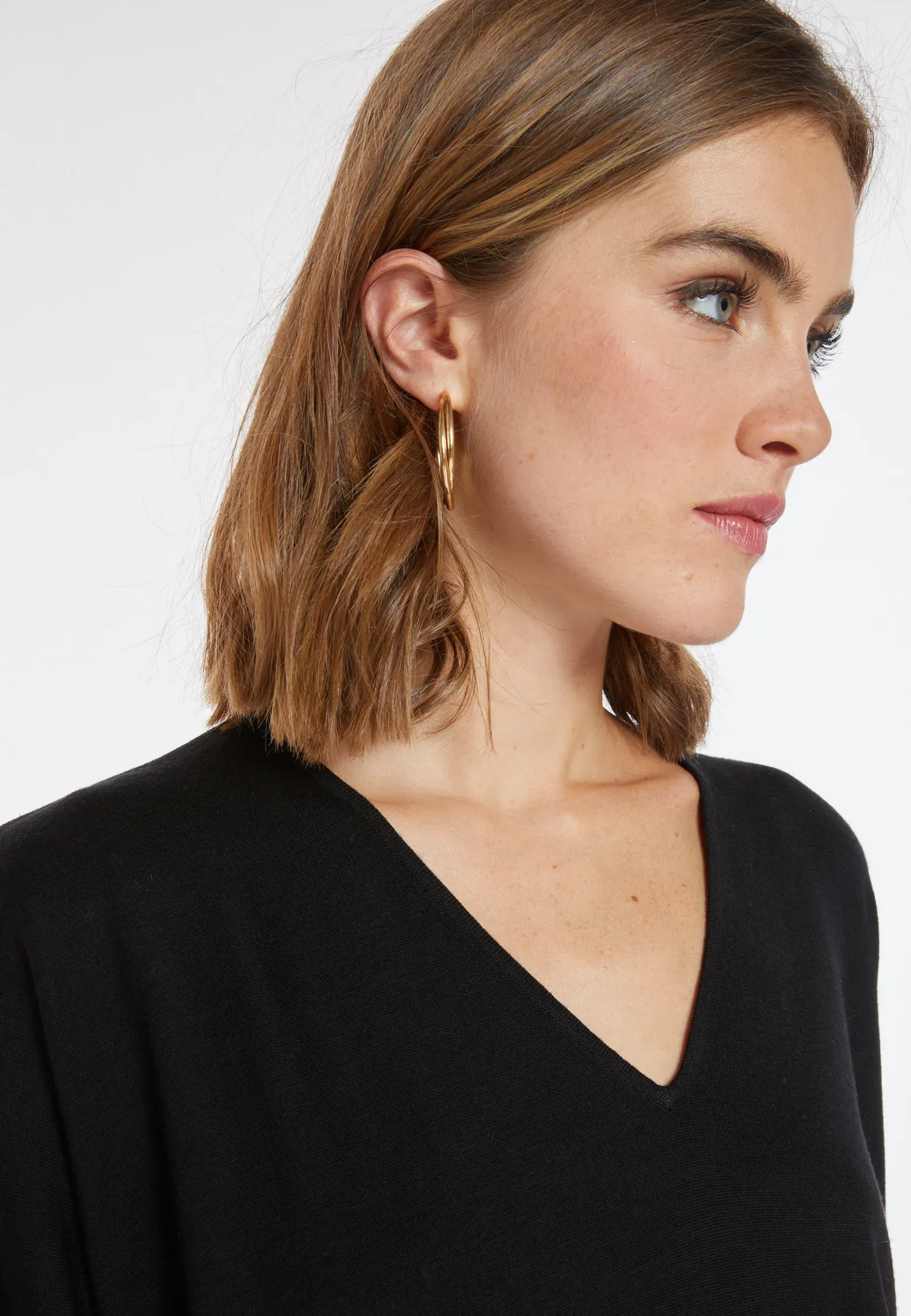 Montagut Merino wool bat-sleeve sweater - Boxe