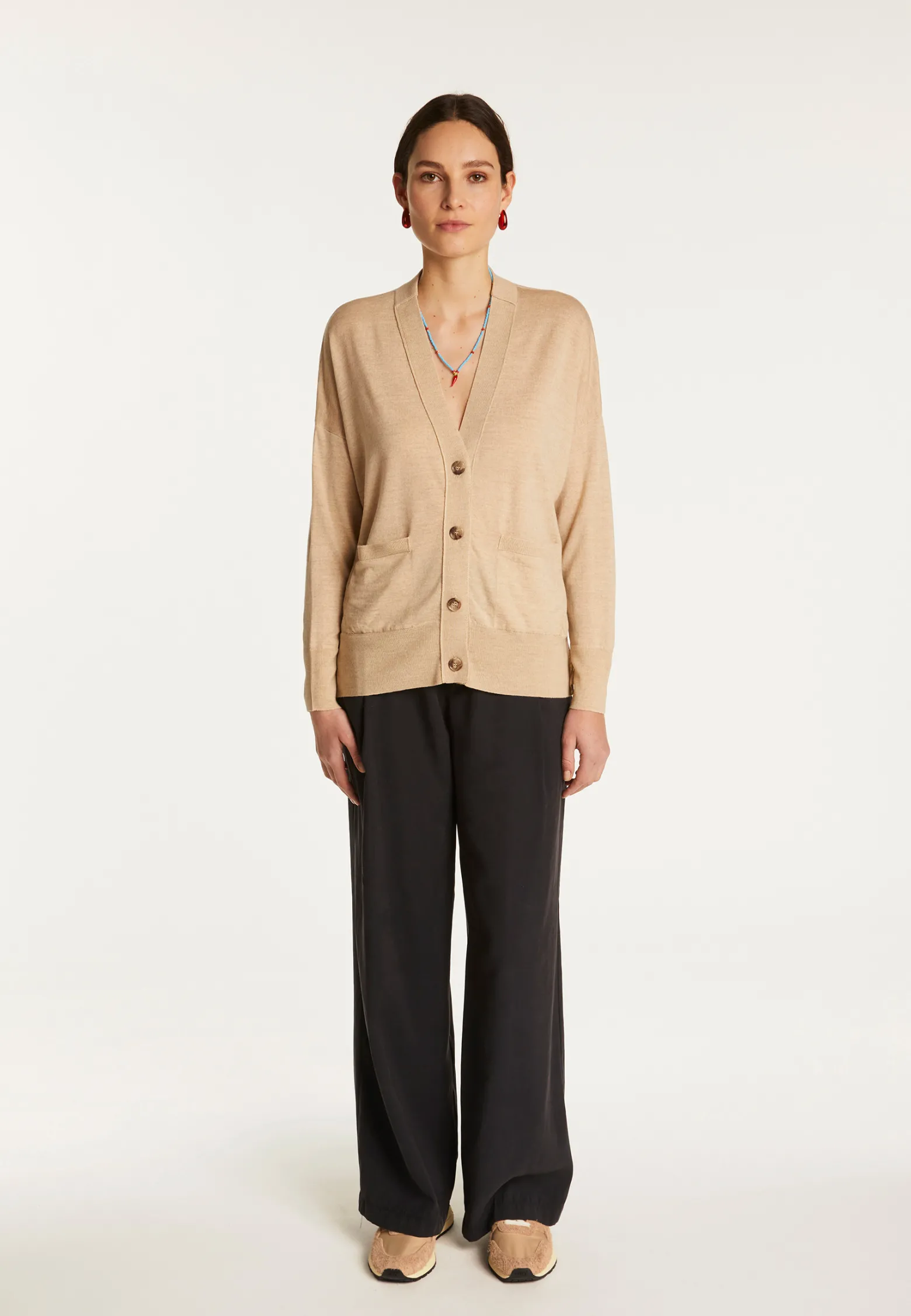 Montagut Merino wool cardigan - Ariella
