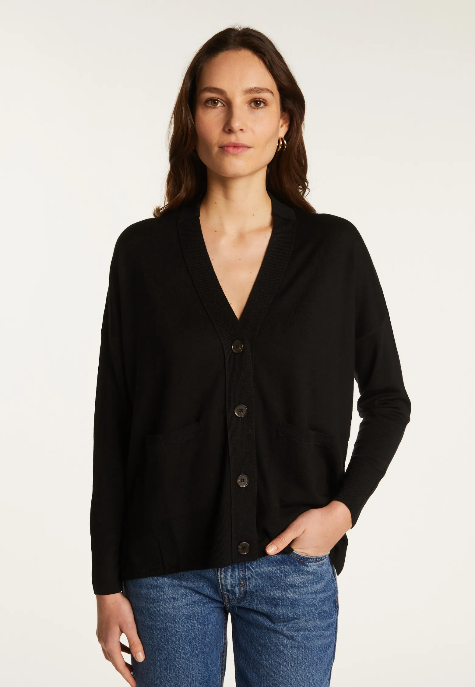 Montagut Merino wool cardigan - Ariella