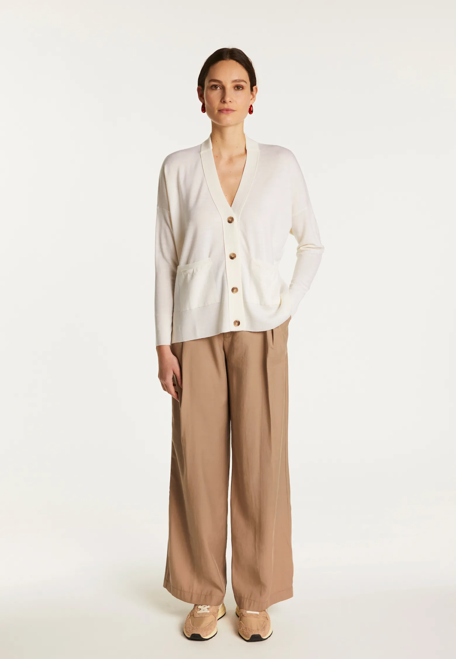 Montagut Merino wool cardigan - Ariella