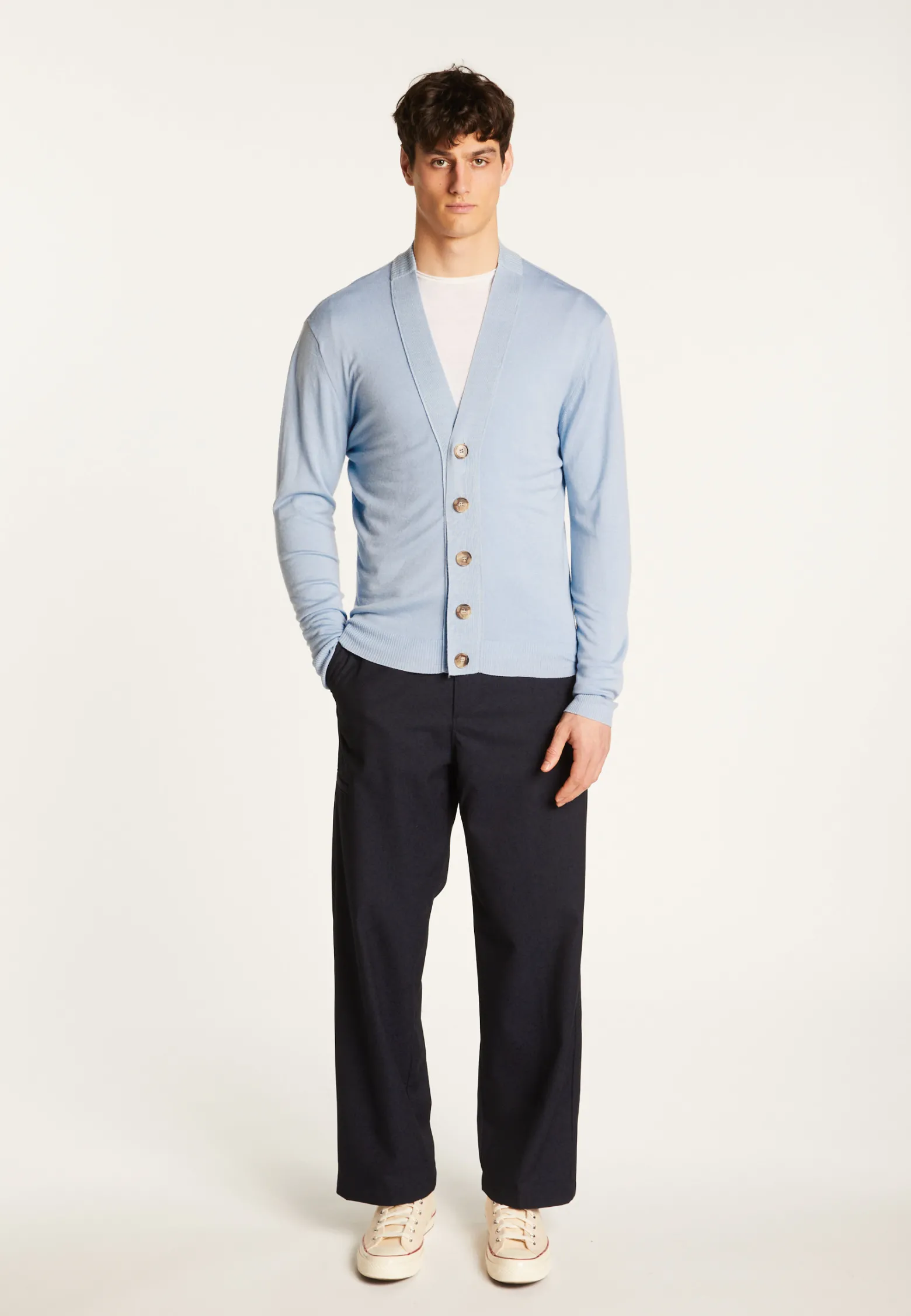 Montagut Merino wool cardigan - Eugéne