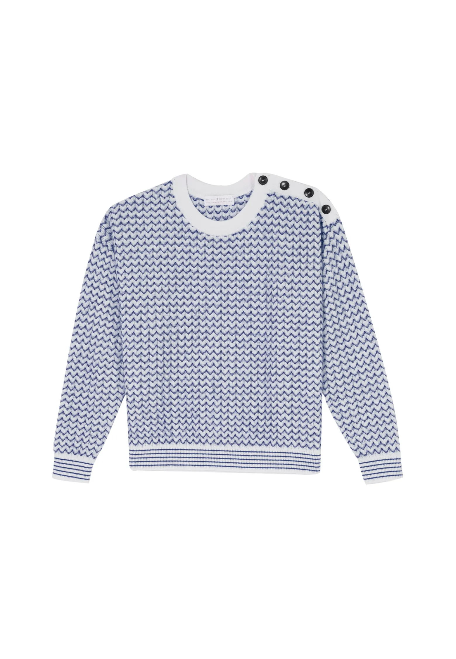 Montagut Merino wool chevron sweater - Coralise