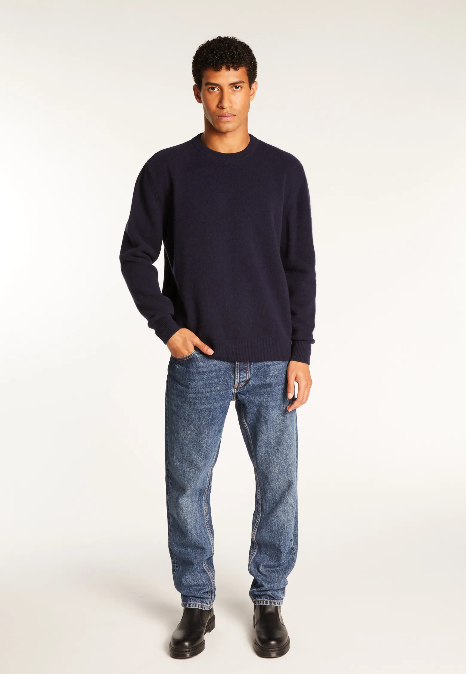 Montagut Merino wool crewneck sweater - Thomas
