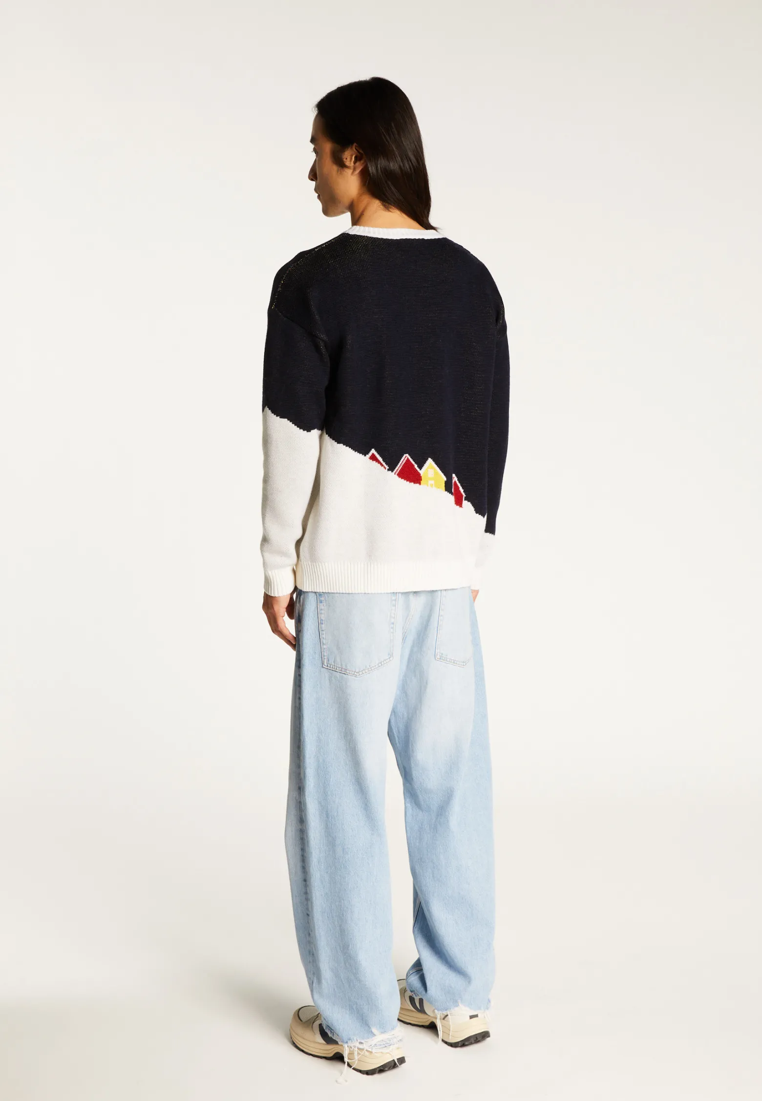 Montagut Merino wool graphic sweater - Stanley