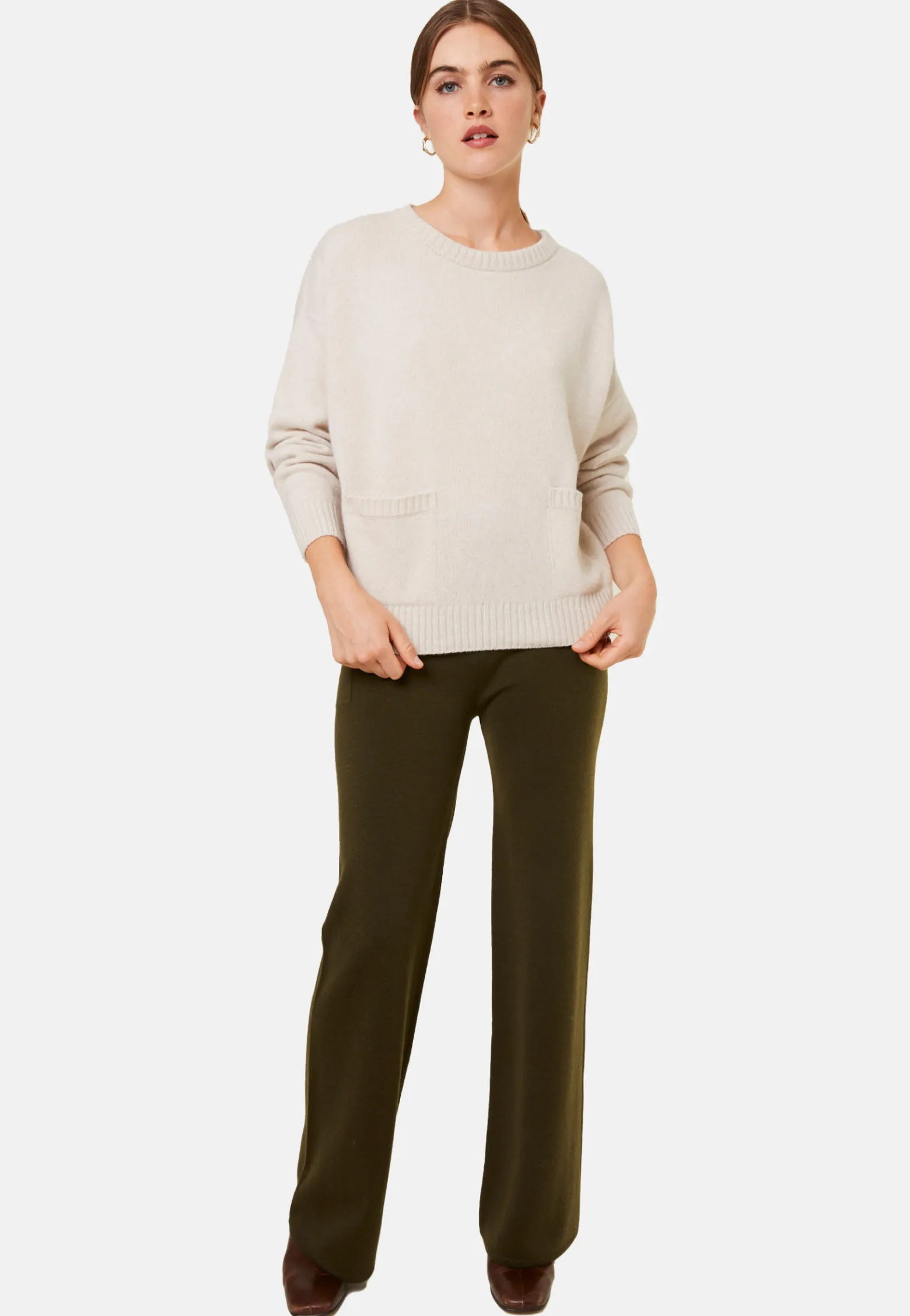 Montagut Merino wool pocket pants - Gaetane