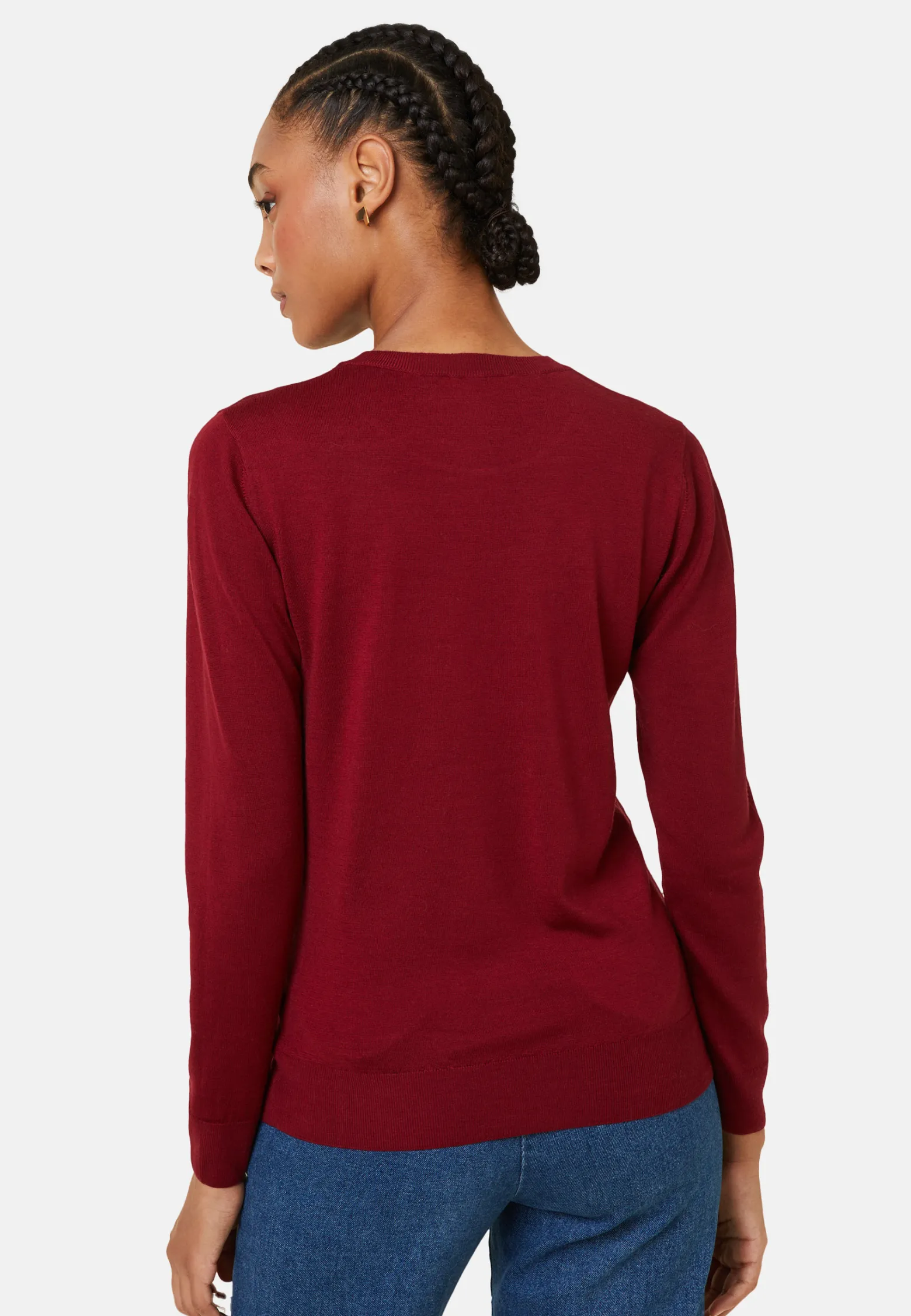 Montagut Merino wool round neck sweater - Asena