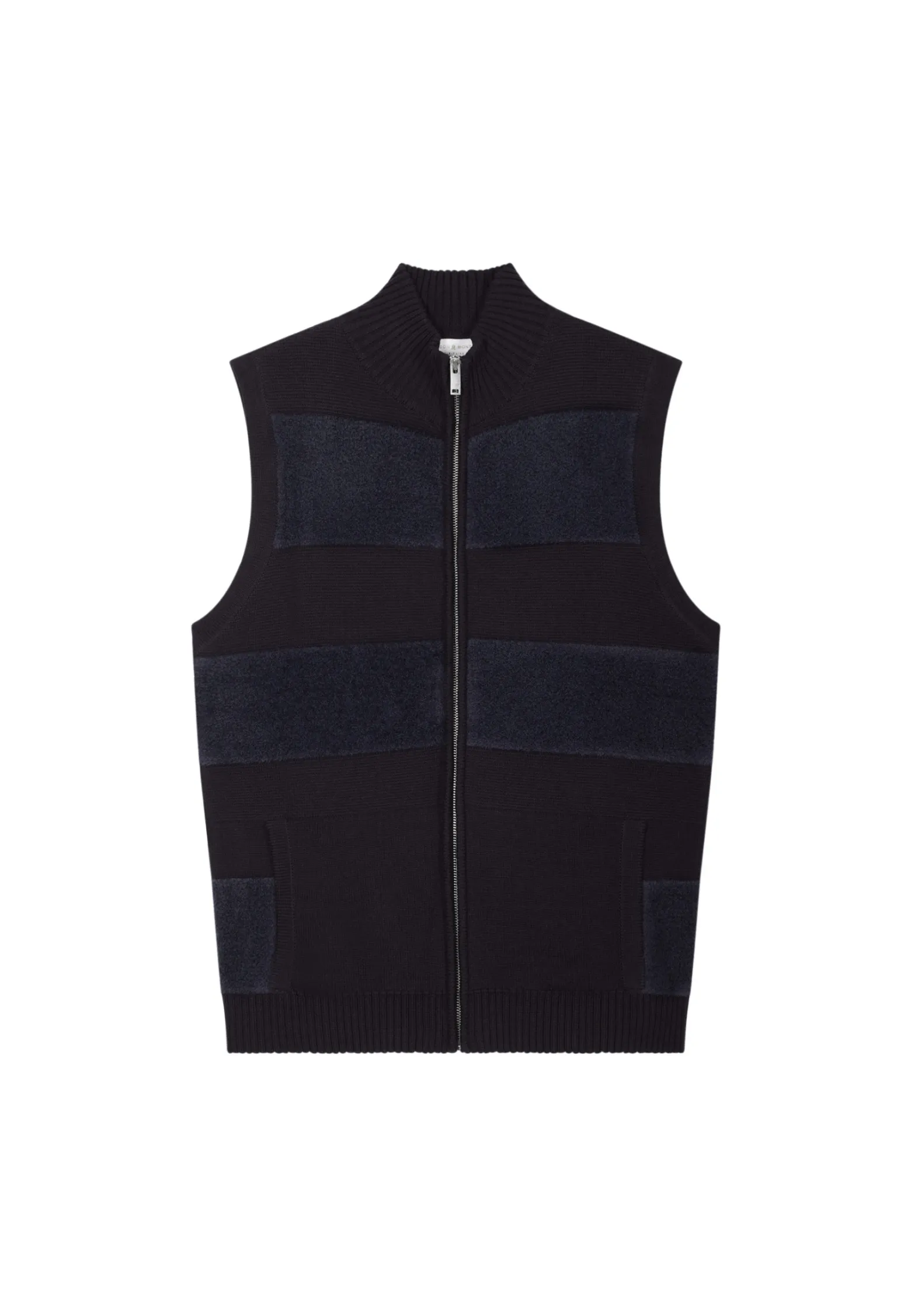 Montagut Merino wool sleeveless jacket - Teddy