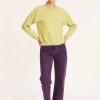 Montagut Mottled cotton sweater with boat neck - Mello