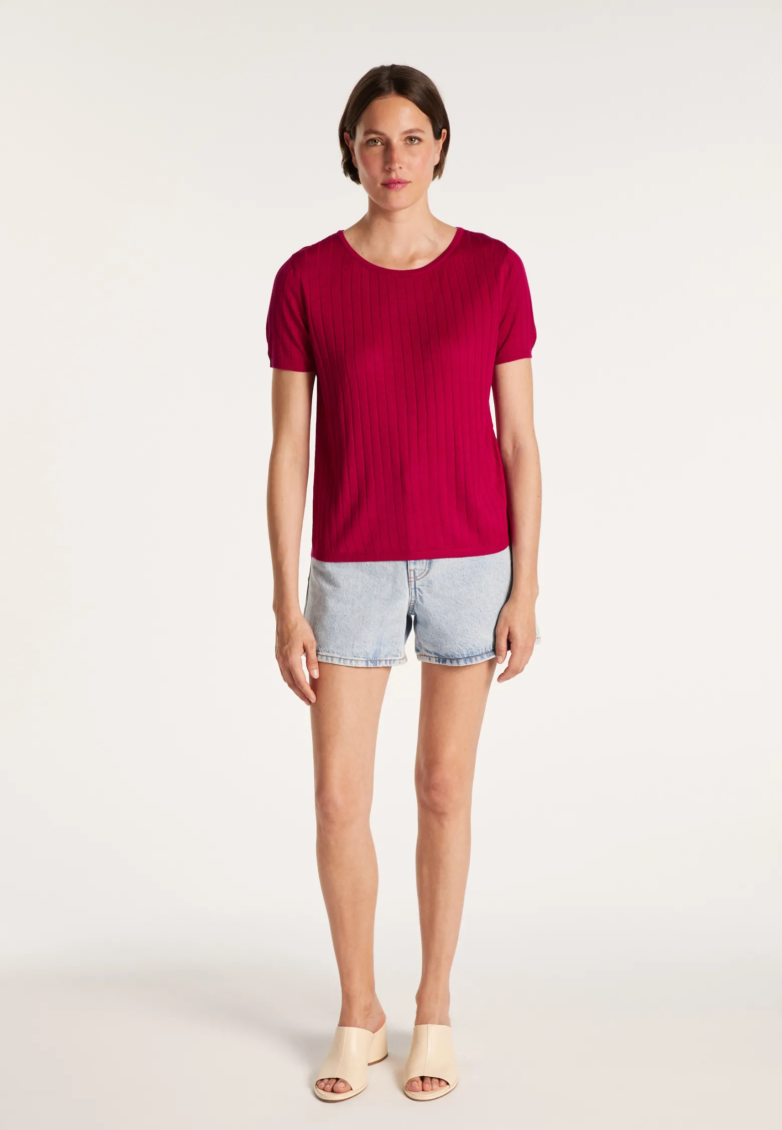 Montagut Natural silk T-Shirt - Aïcha