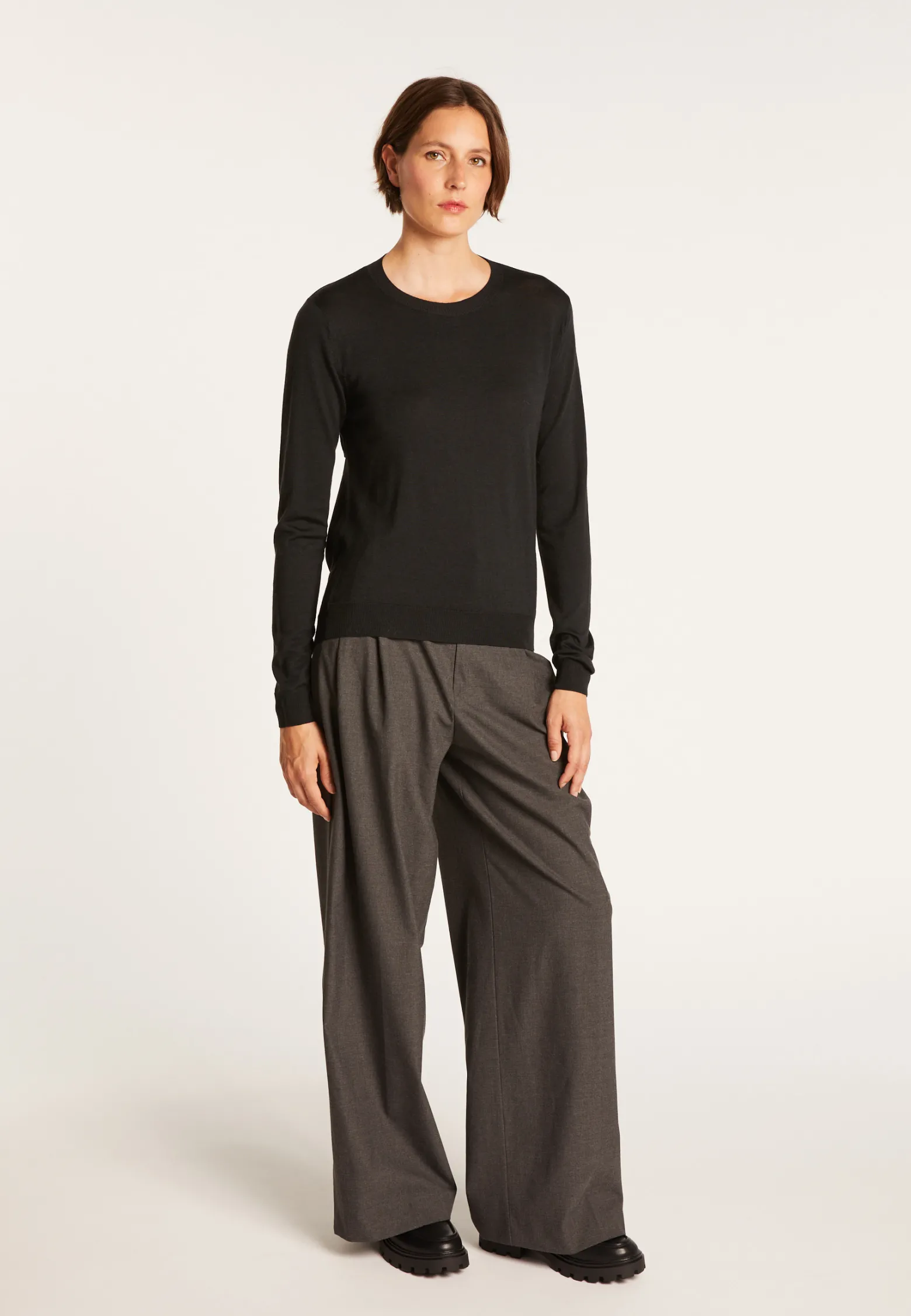 Montagut Open-back jumper made of wool and silk - Embrun